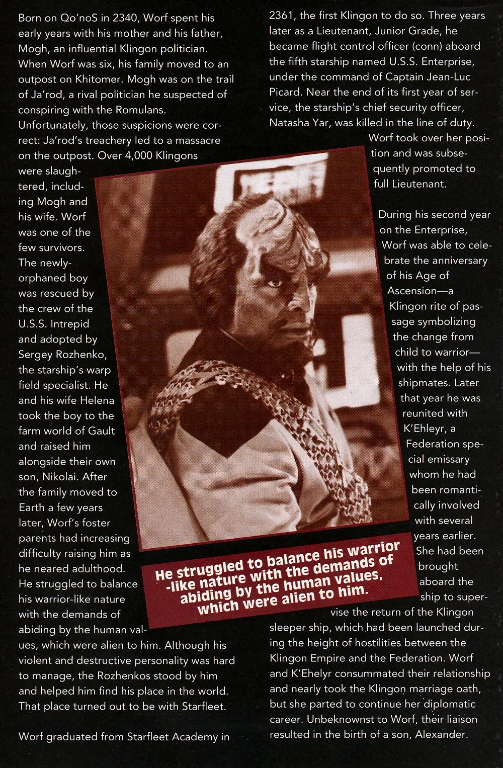 Read online Star Trek: Deep Space Nine: Worf Special comic -  Issue # Full - 47