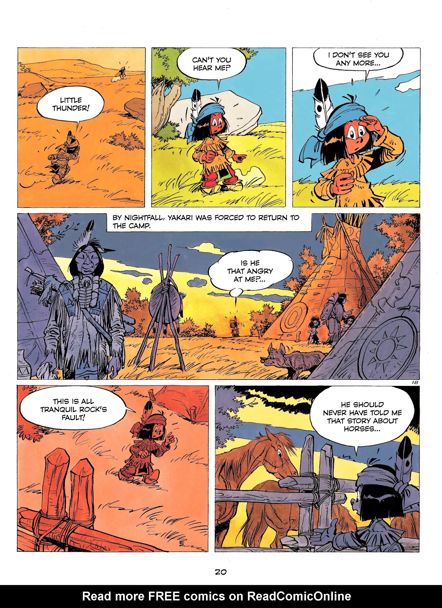 Read online Yakari comic -  Issue #15 - 21