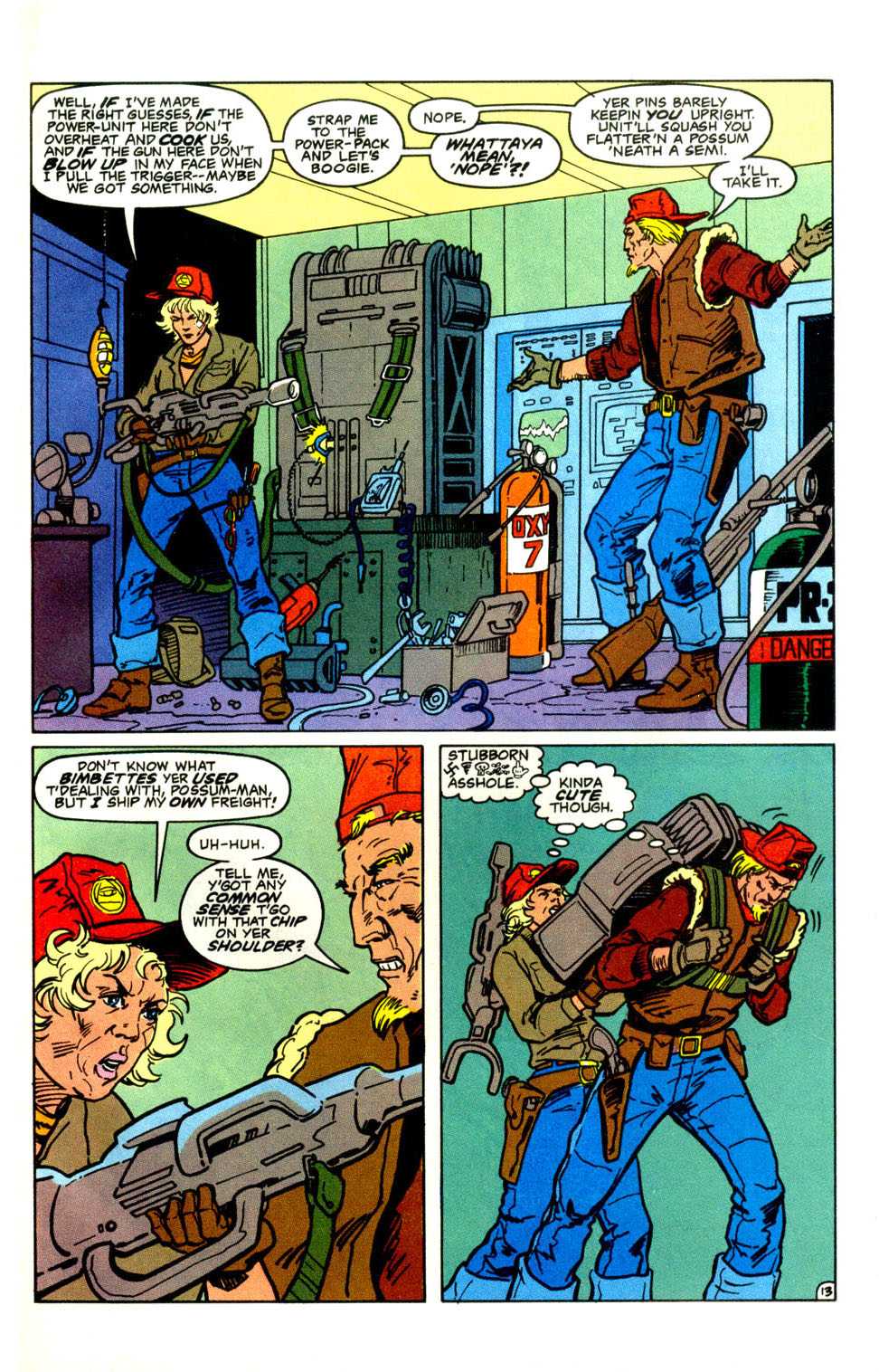 Read online Grimjack comic -  Issue #27 - 16