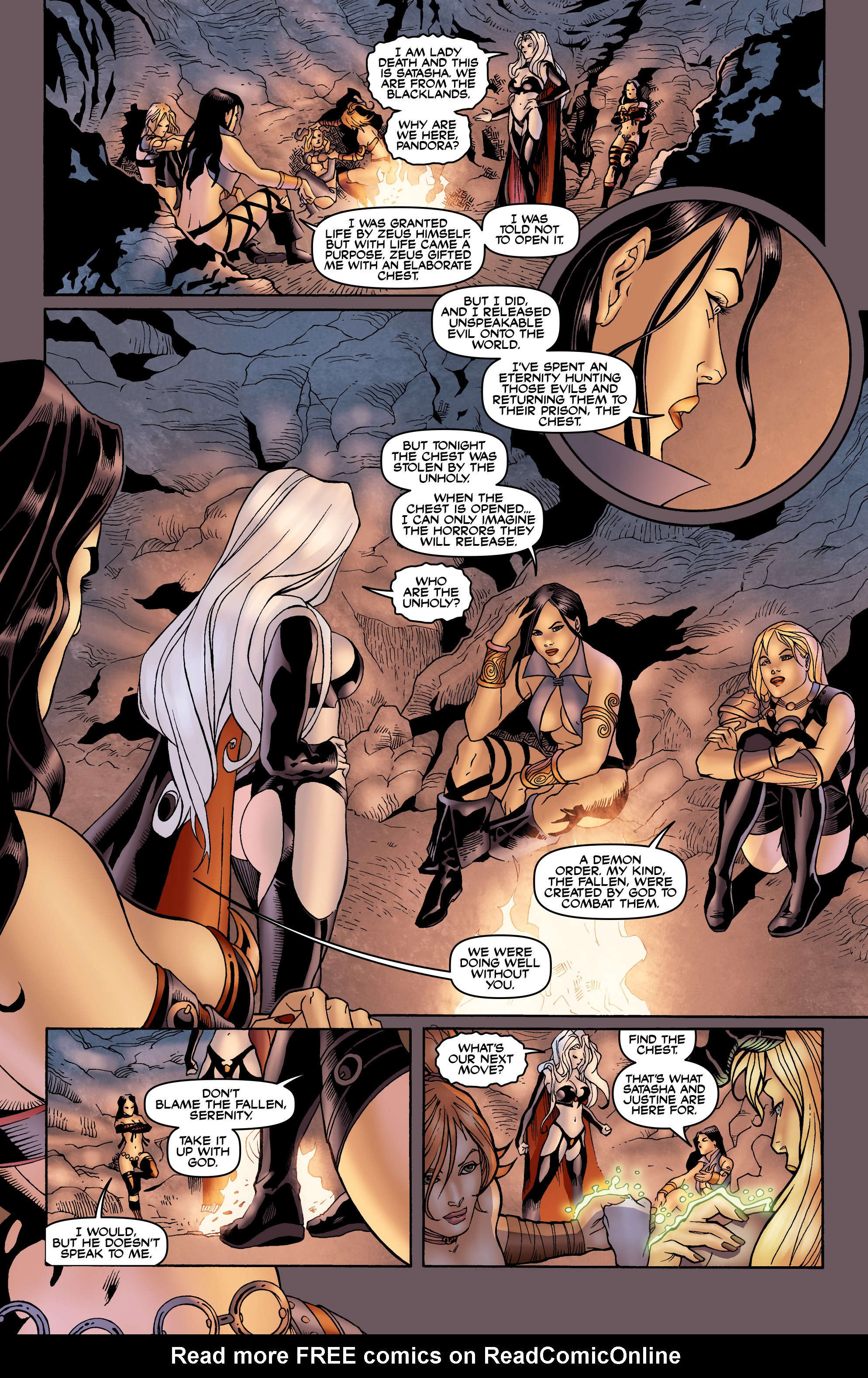 Read online Lady Death Origins comic -  Issue #18 - 20