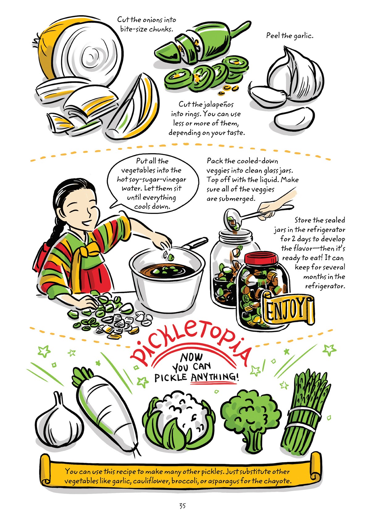 Read online Cook Korean! A Comic Book With Recipes comic -  Issue # TPB (Part 1) - 34