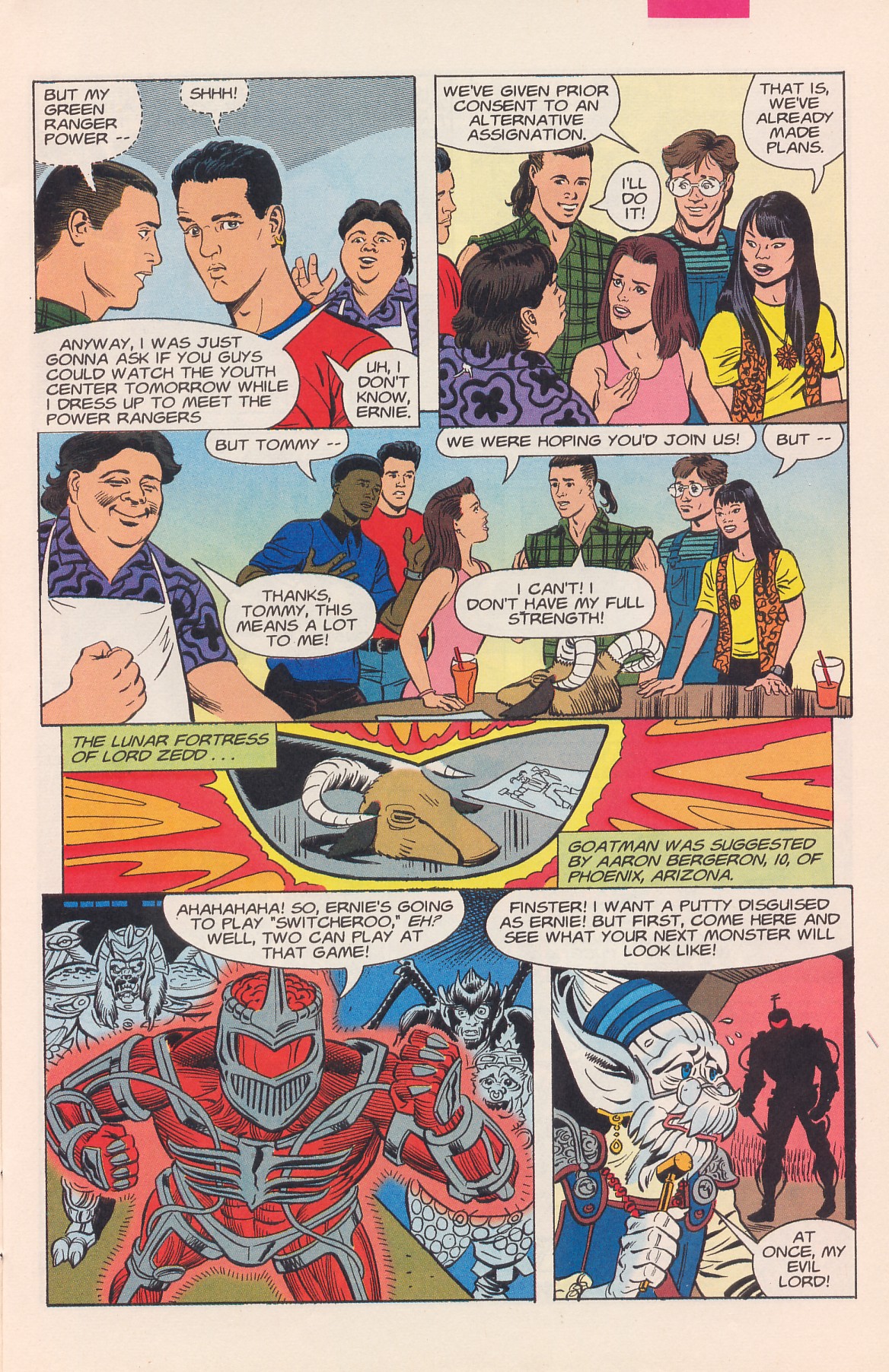 Read online Saban's Mighty Morphin Power Rangers (1994) comic -  Issue #2 - 7