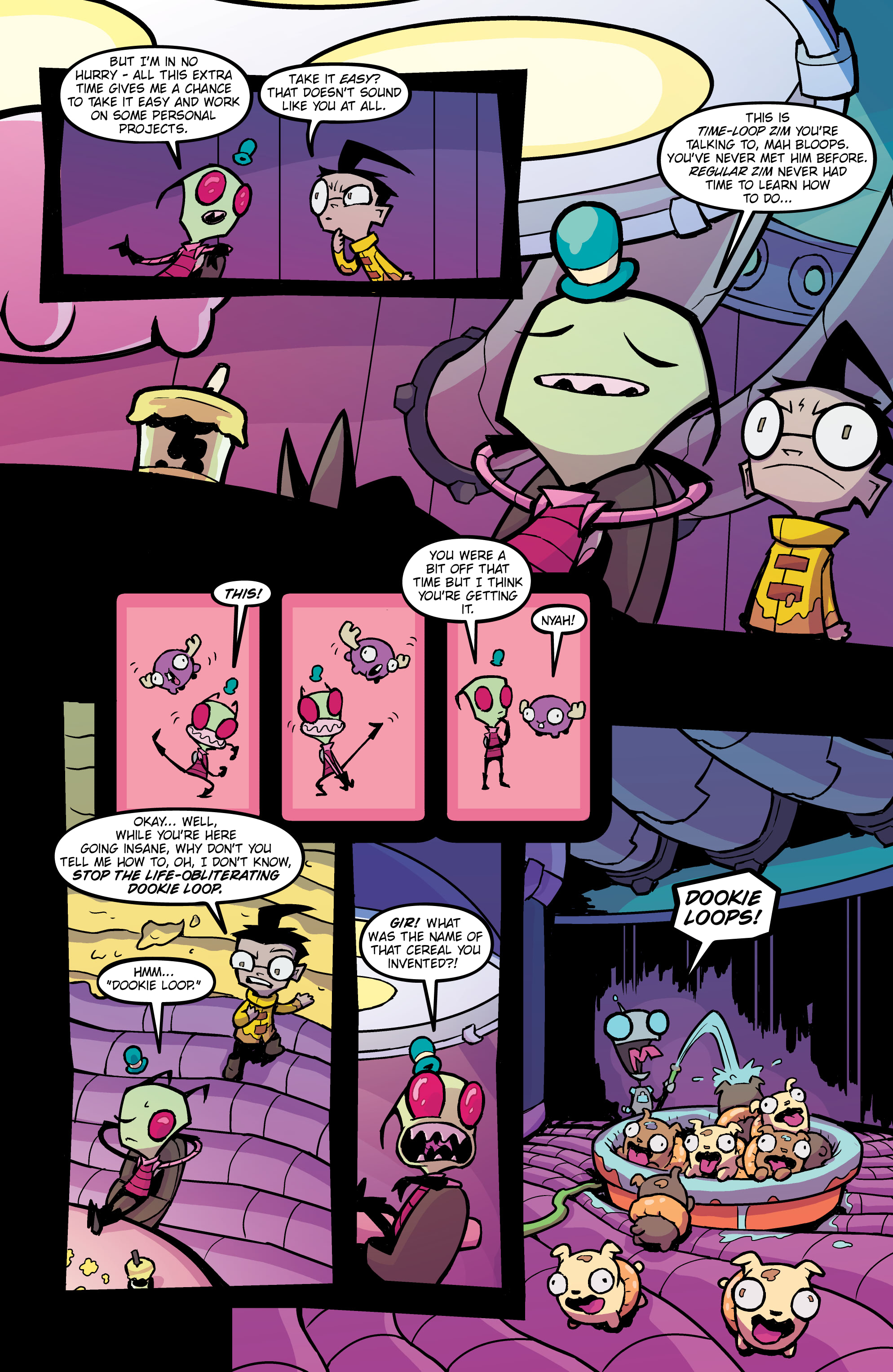 Read online Invader Zim: The Dookie Loop Horror comic -  Issue # Full - 19