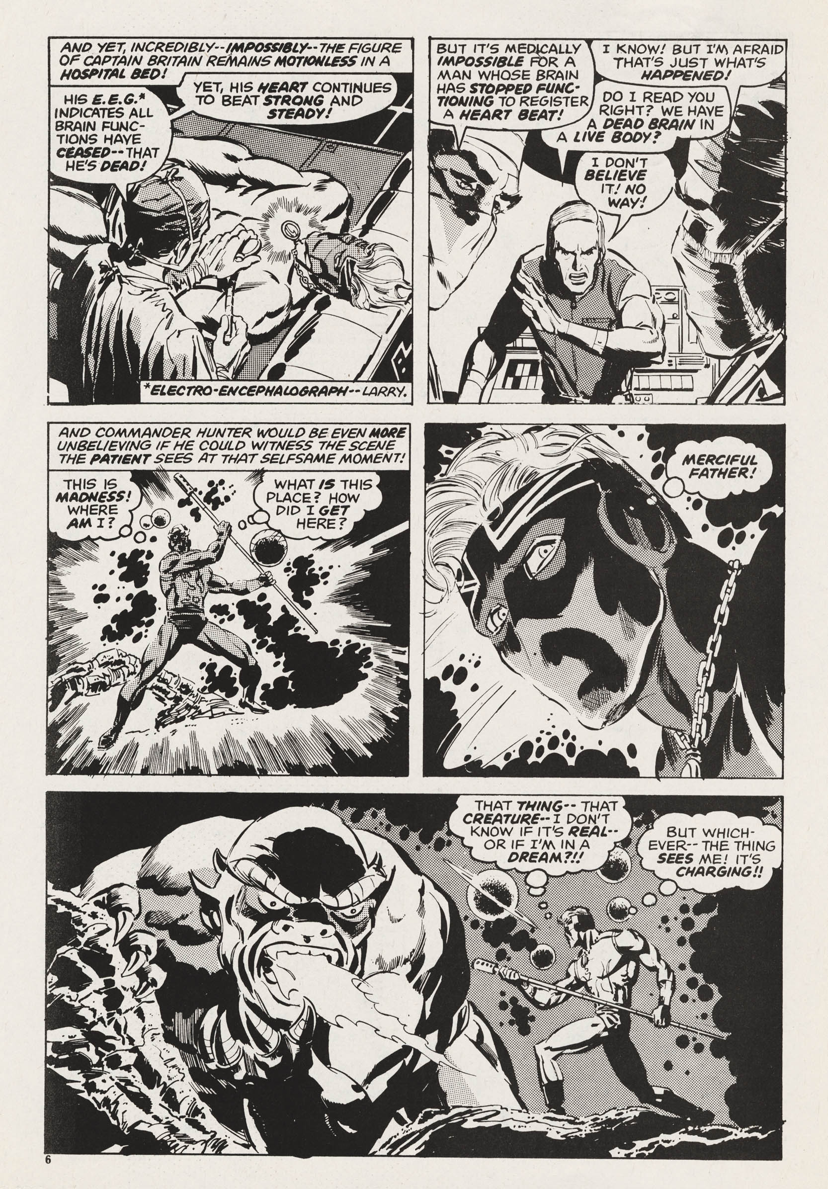 Read online Captain Britain (1976) comic -  Issue #33 - 6