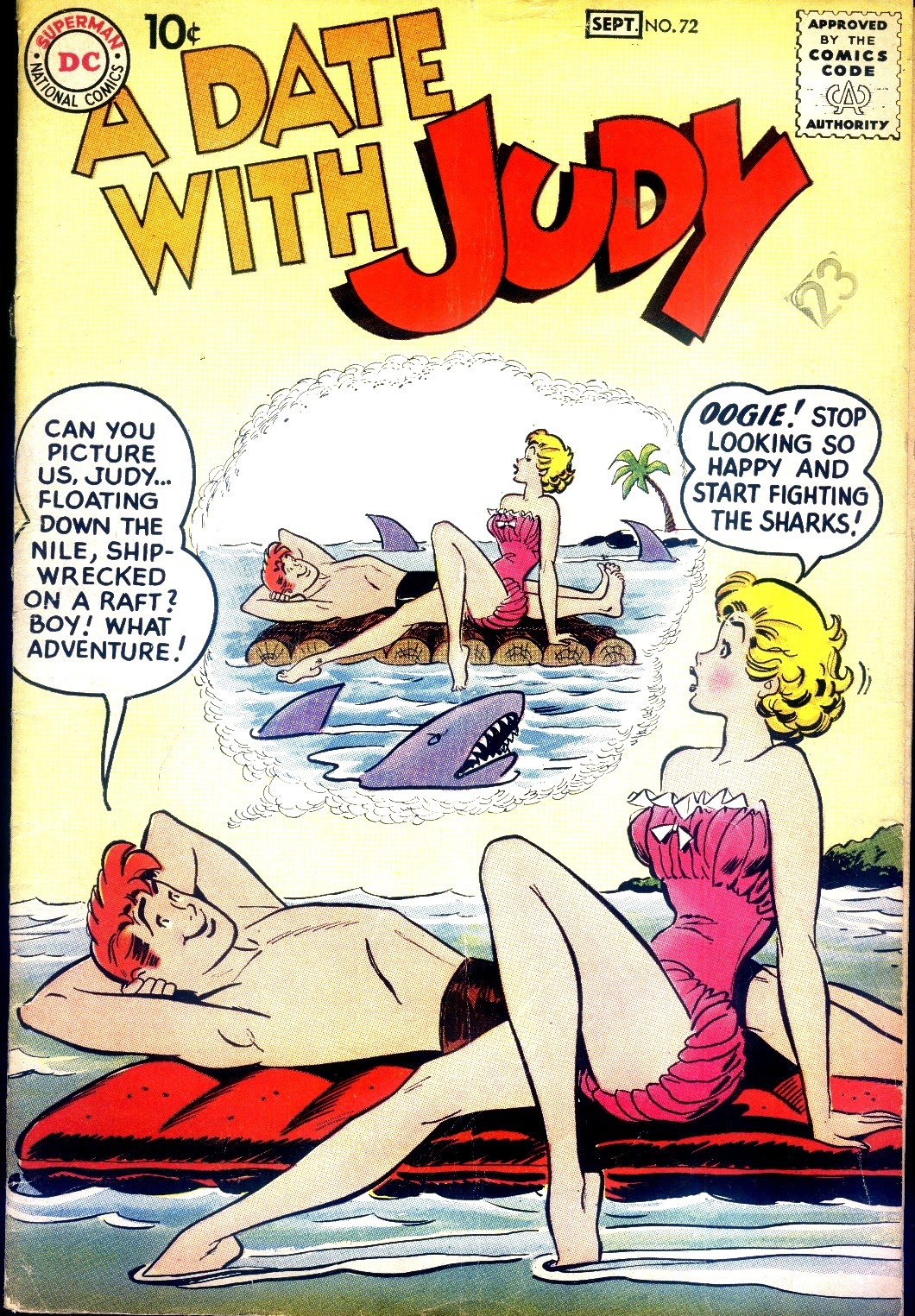 Read online A Date with Judy comic -  Issue #72 - 1