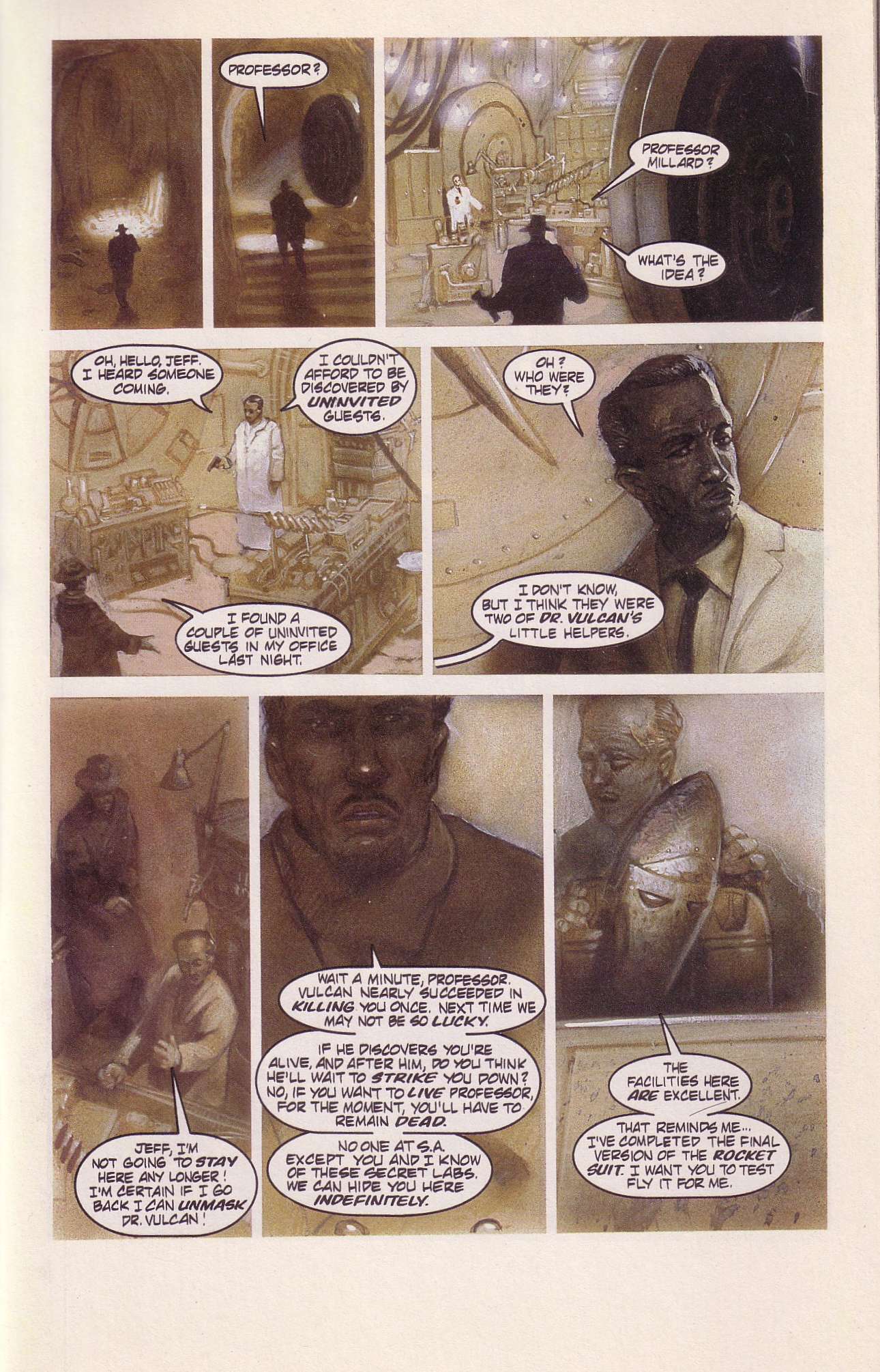 Read online Rocket Man: King of the Rocket Men comic -  Issue #1 - 9