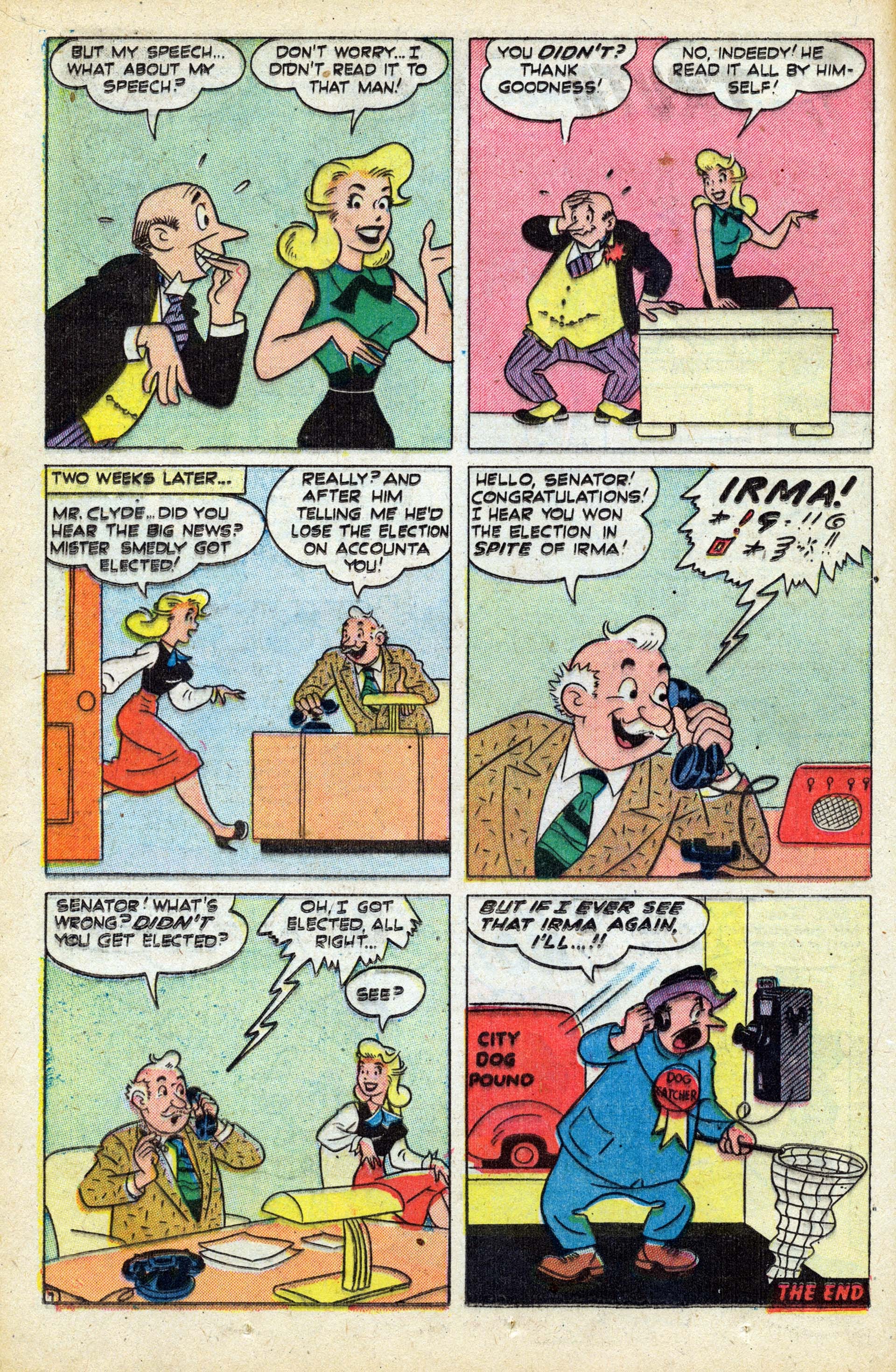 Read online My Friend Irma comic -  Issue #6 - 18