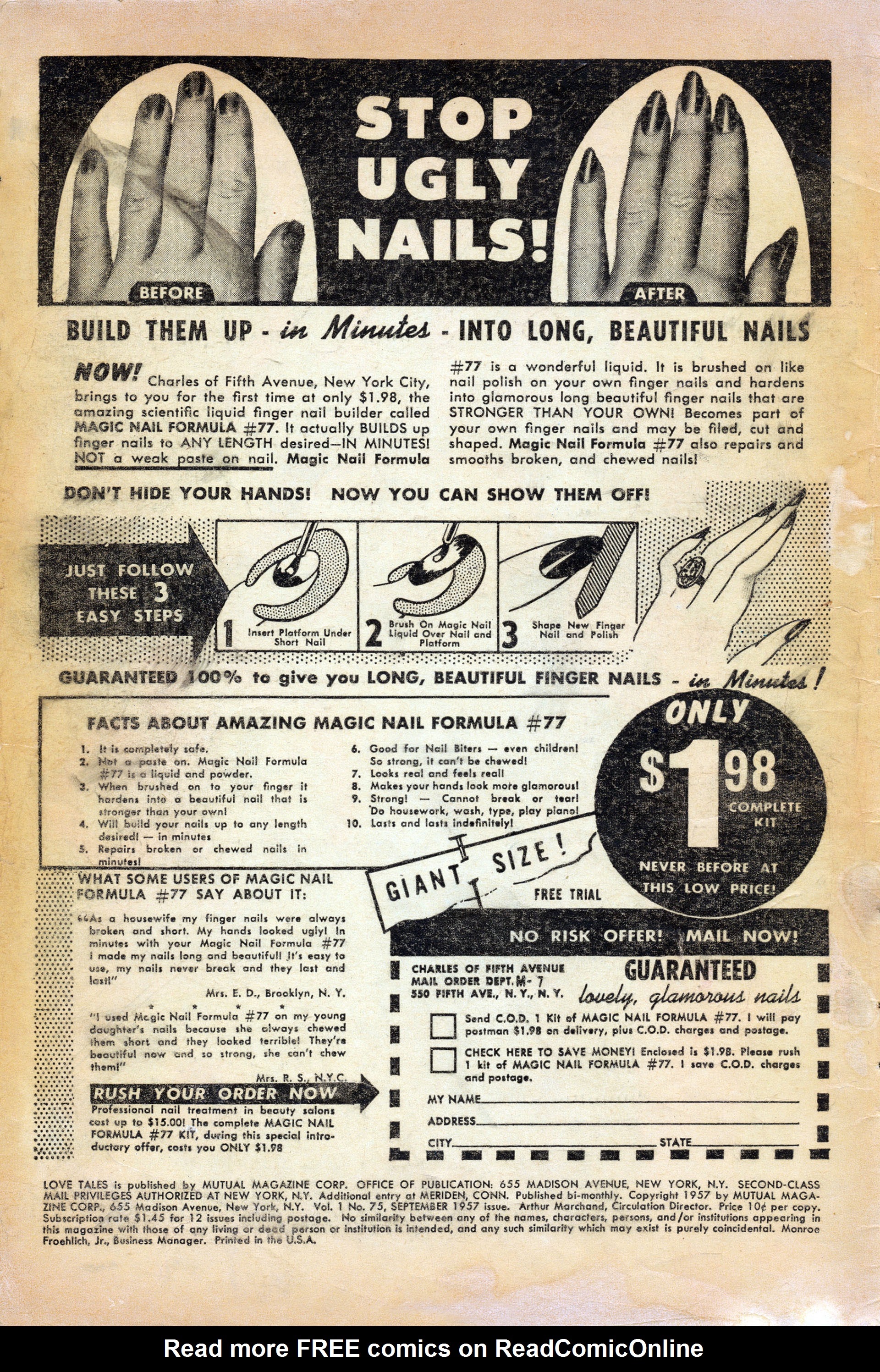 Read online Love Tales comic -  Issue #75 - 2