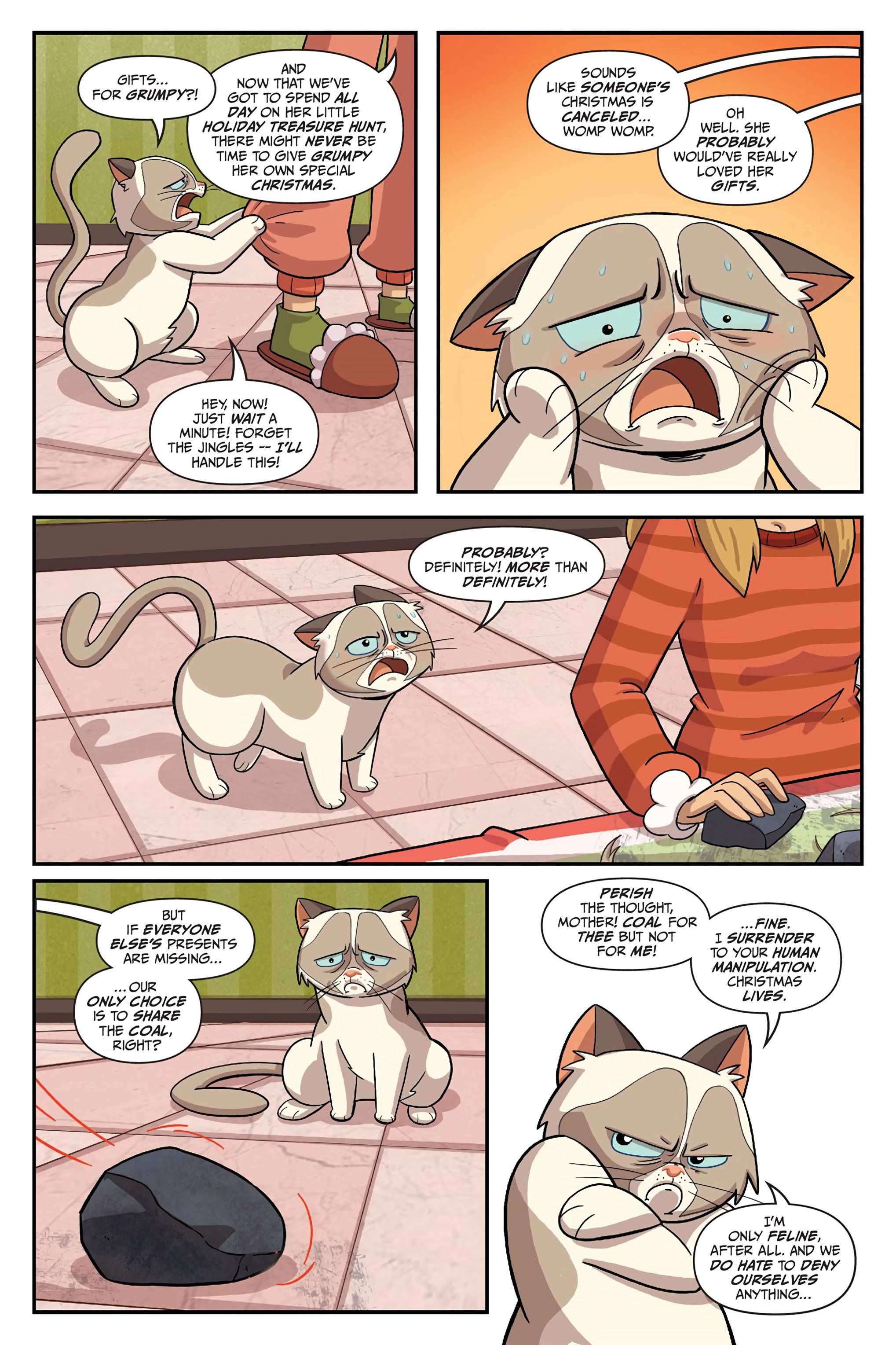Read online Grumpy Cat: The Grumpus and Other Horrible Holiday Tales comic -  Issue # TPB - 40