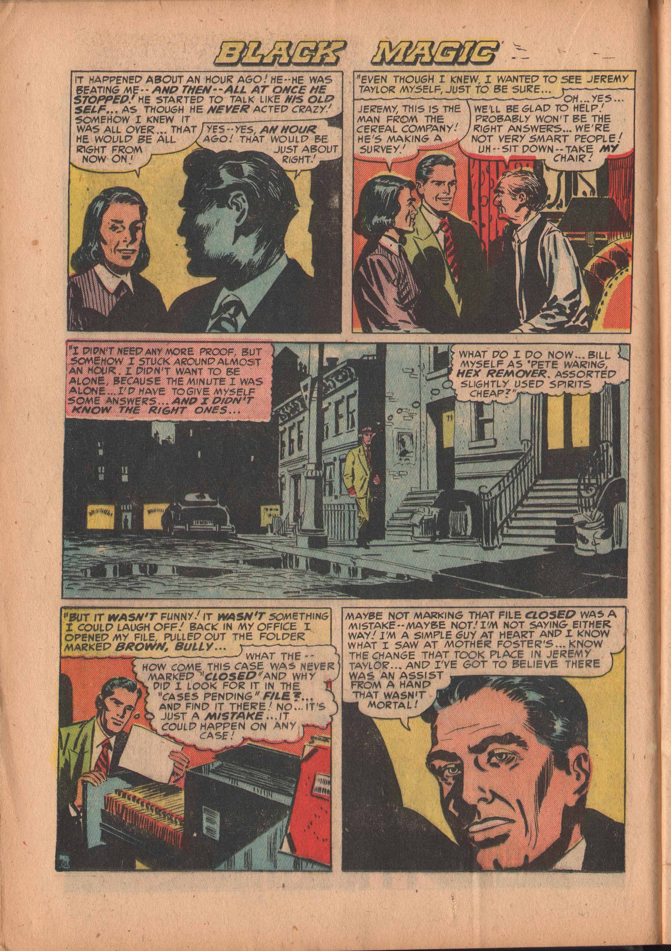 Read online Black Magic (1950) comic -  Issue #4 - 21