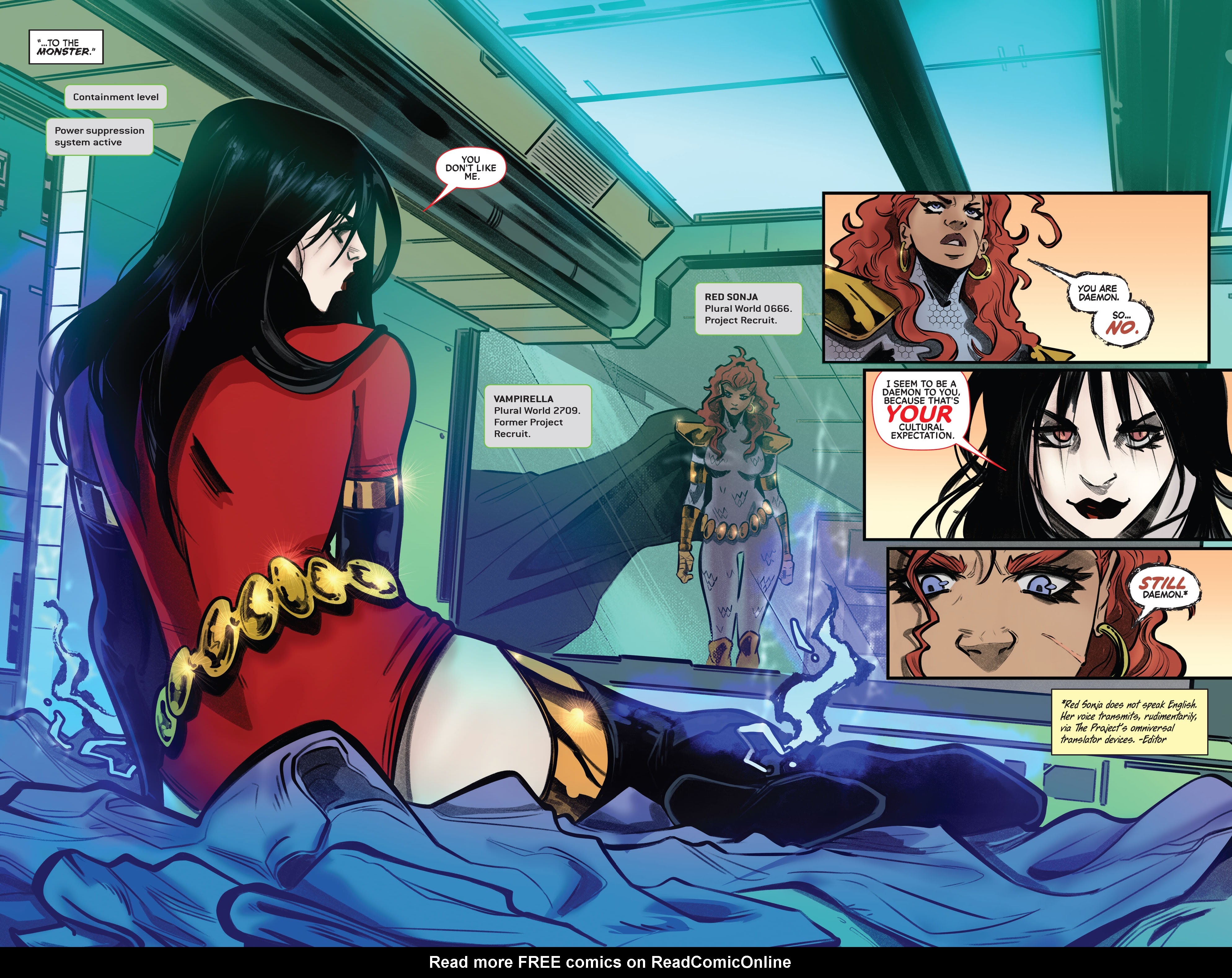 Read online Vampirella Vs. Red Sonja comic -  Issue #1 - 13