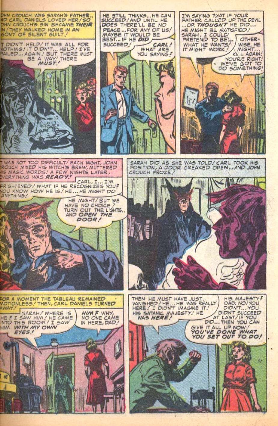 Read online Black Magic (1950) comic -  Issue #30 - 21