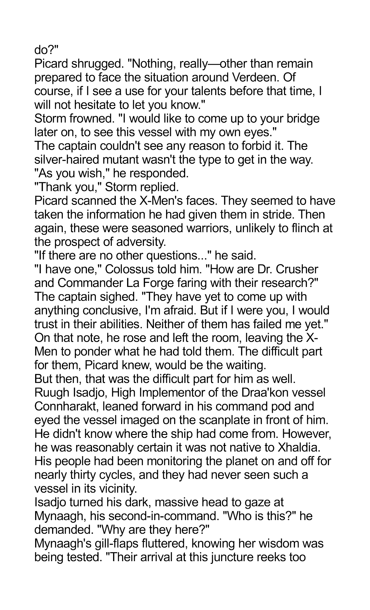 Read online Star Trek: The Next Generation/X-Men: Planet X comic -  Issue # TPB (Part 2) - 39