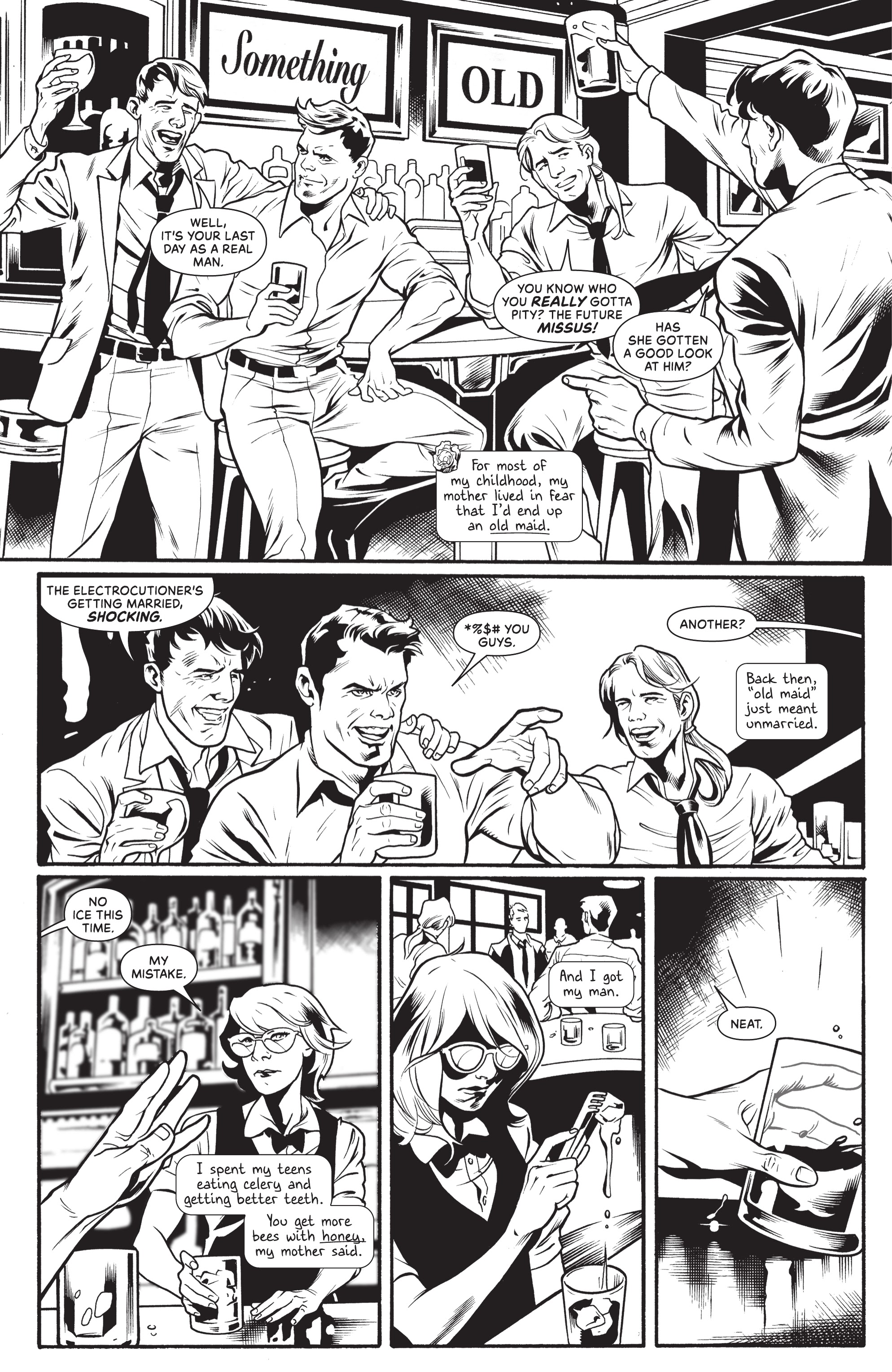 Read online Batman Black & White comic -  Issue #5 - 23