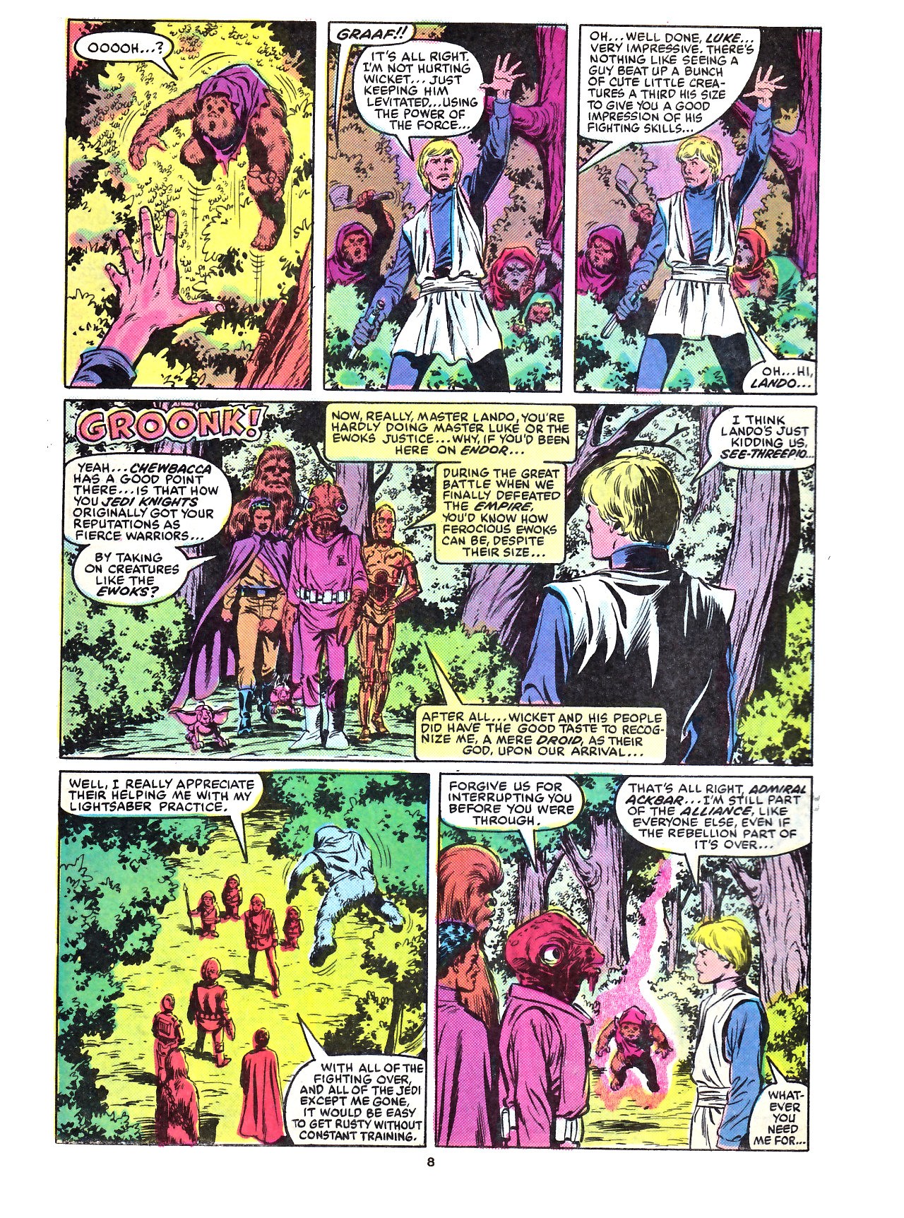 Read online Return of the Jedi comic -  Issue #47 - 8