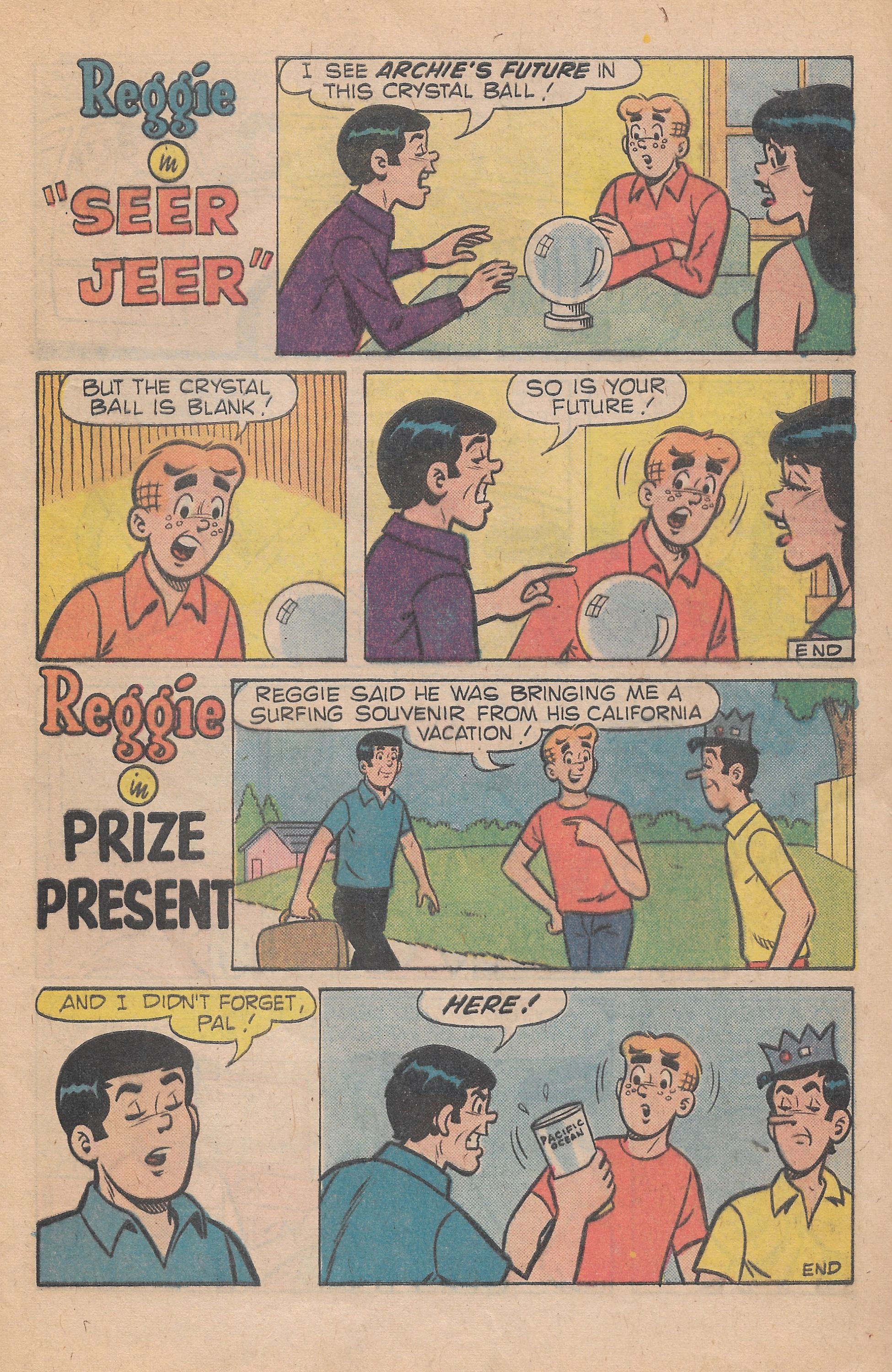 Read online Reggie's Wise Guy Jokes comic -  Issue #54 - 5