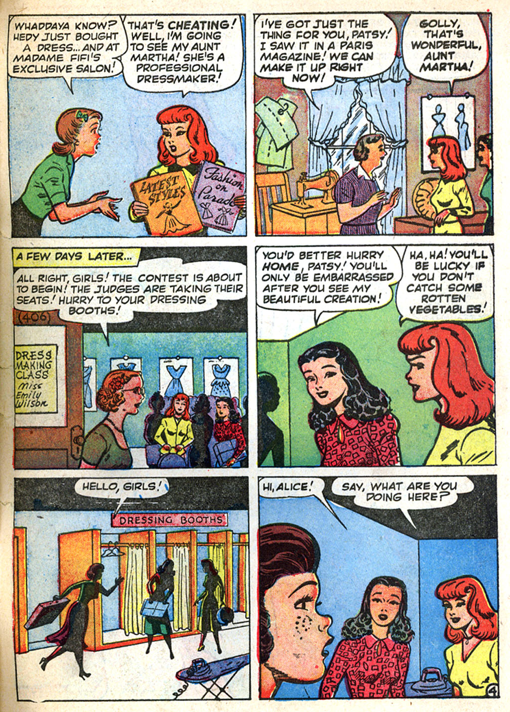 Read online Patsy and Hedy comic -  Issue #2 - 31