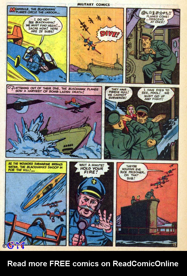 Read online Military Comics comic -  Issue #35 - 15