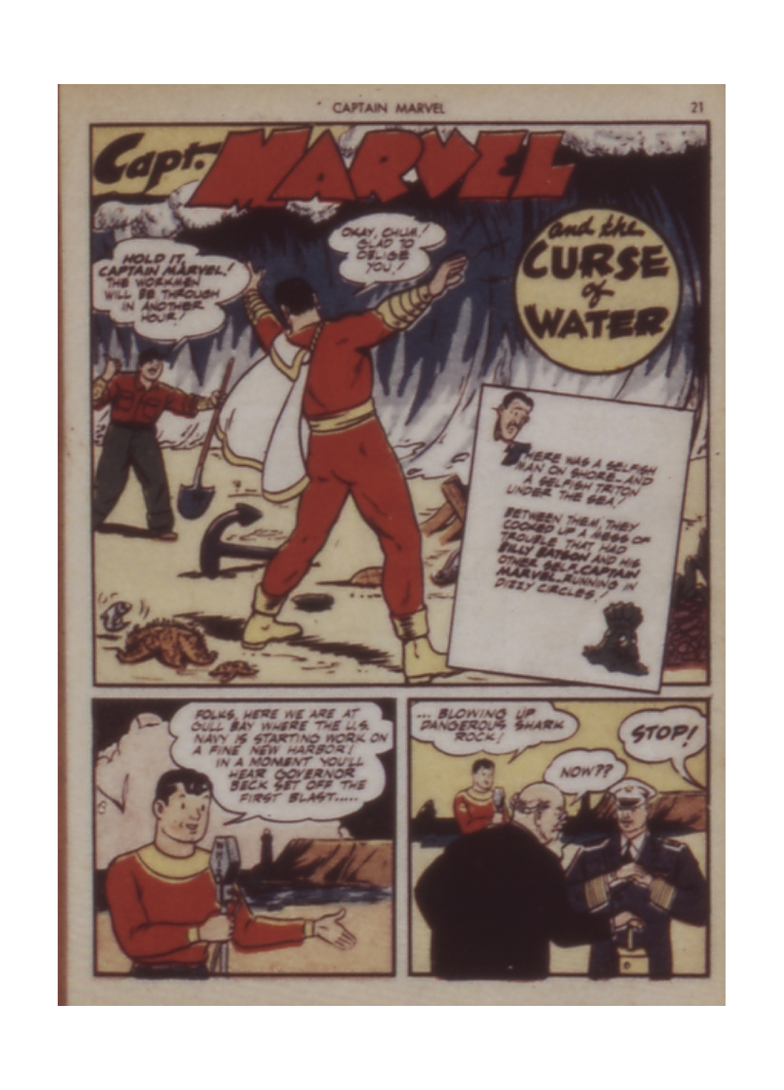 Read online Captain Marvel Adventures comic -  Issue #12 - 21