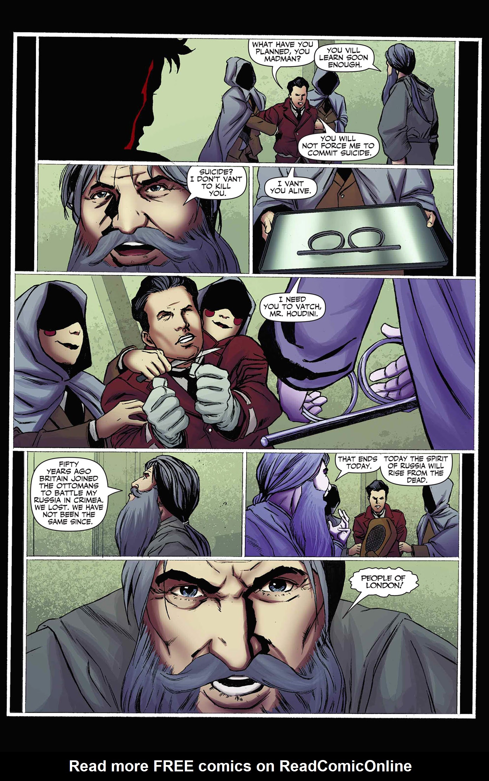 Read online Sherlock Holmes vs. Harry Houdini comic -  Issue #5 - 5