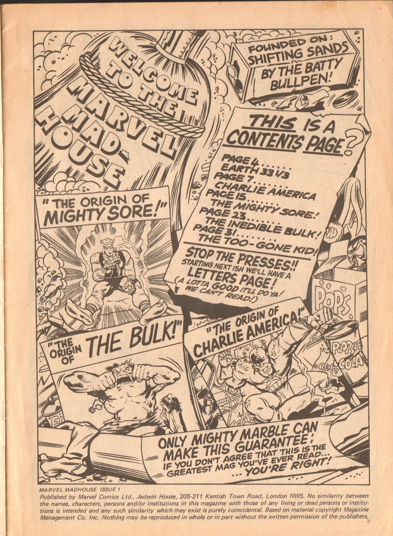 Read online Marvel Madhouse comic -  Issue #1 - 3