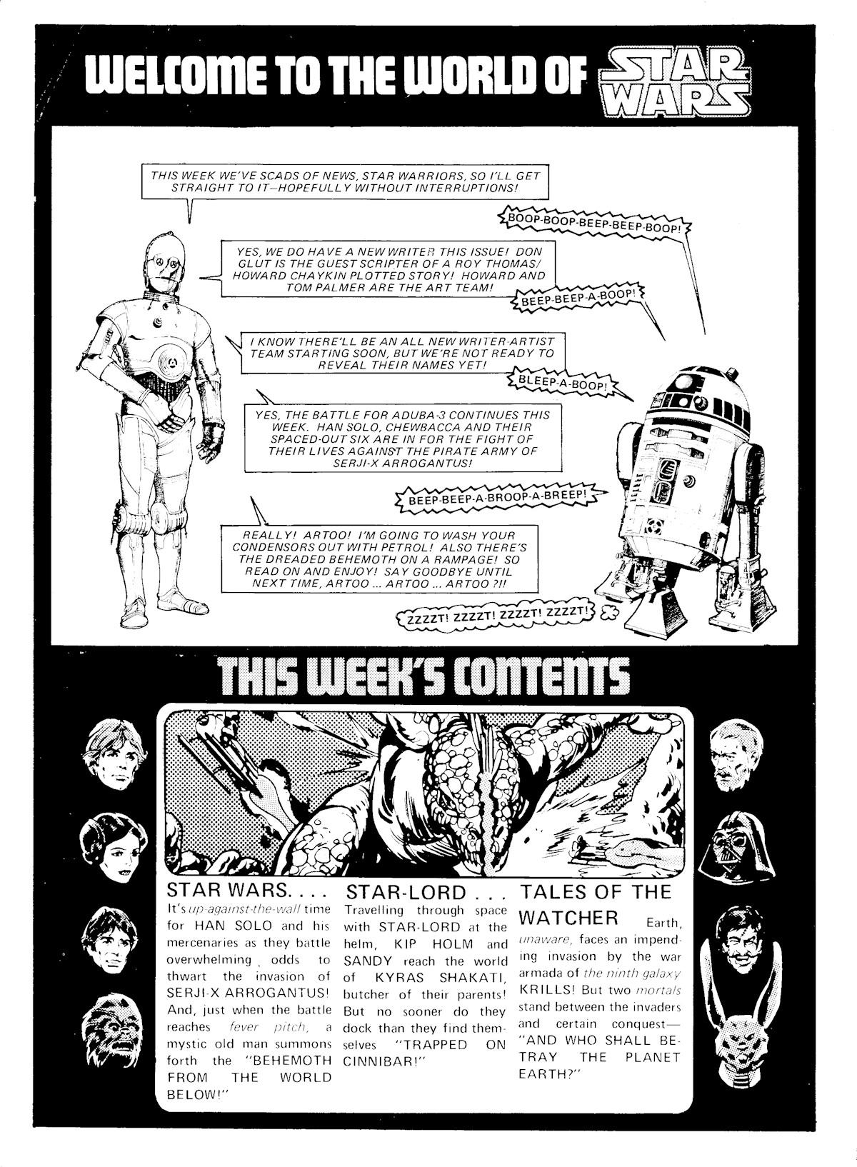 Read online Star Wars Weekly comic -  Issue #19 - 2