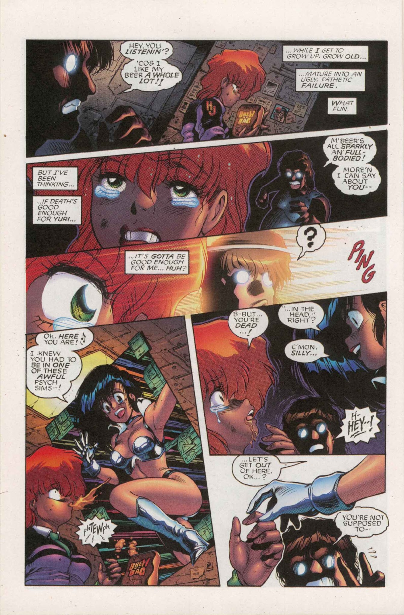 Read online The Dirty Pair: Sim Hell Remastered comic -  Issue #3 - 9