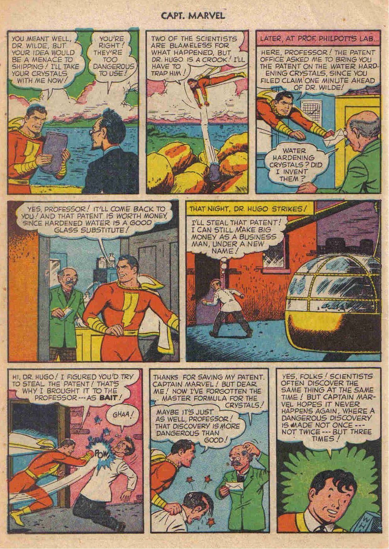 Read online Captain Marvel Adventures comic -  Issue #128 - 10