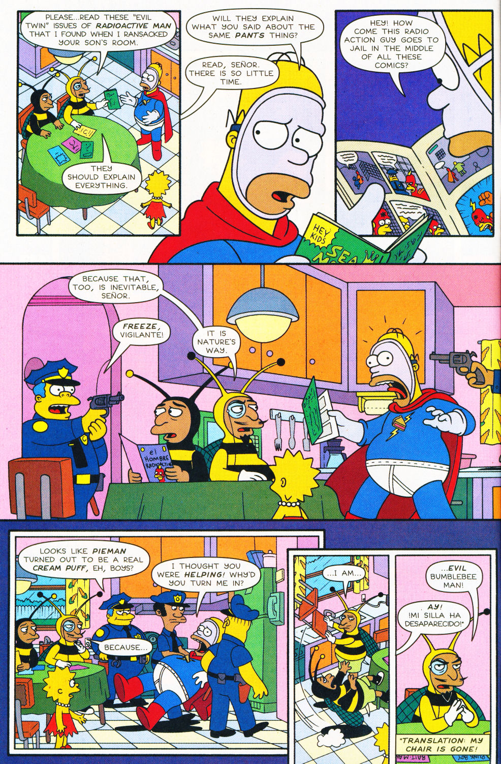 Read online Bongo Comics Presents Simpsons Super Spectacular comic -  Issue #1 - 5