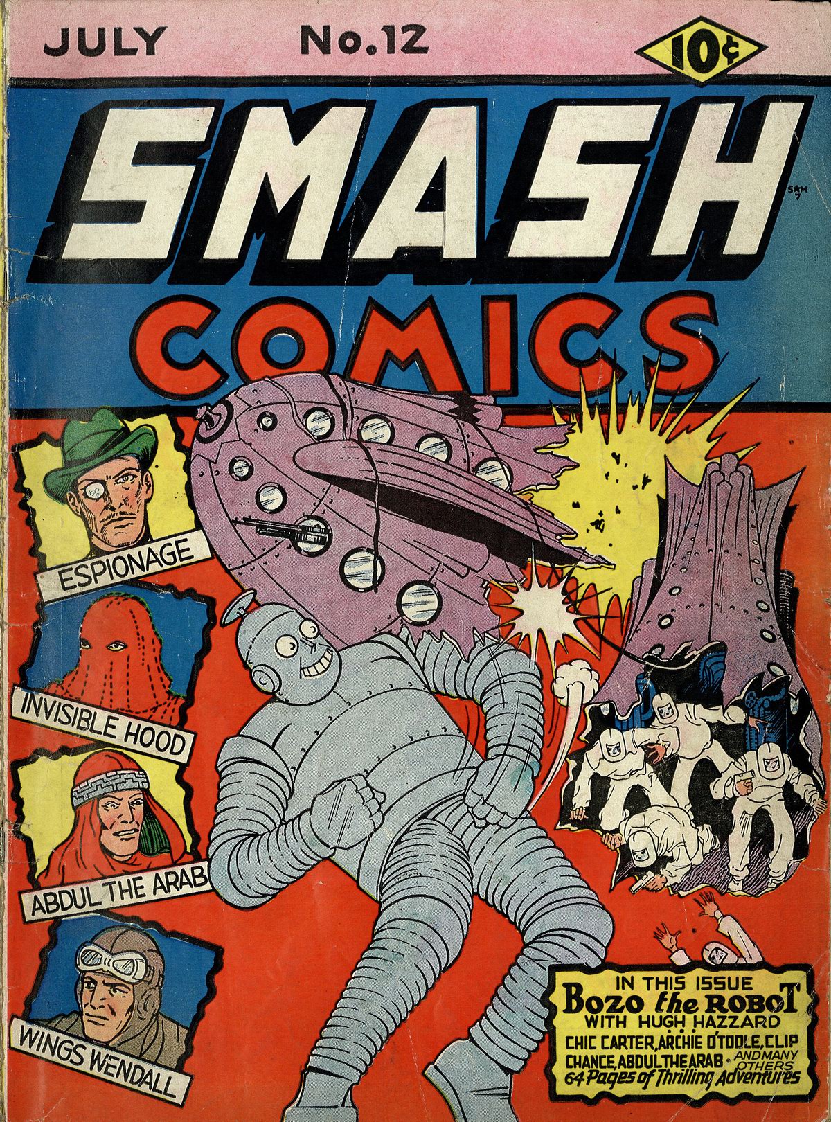 Read online Smash Comics comic -  Issue #12 - 1