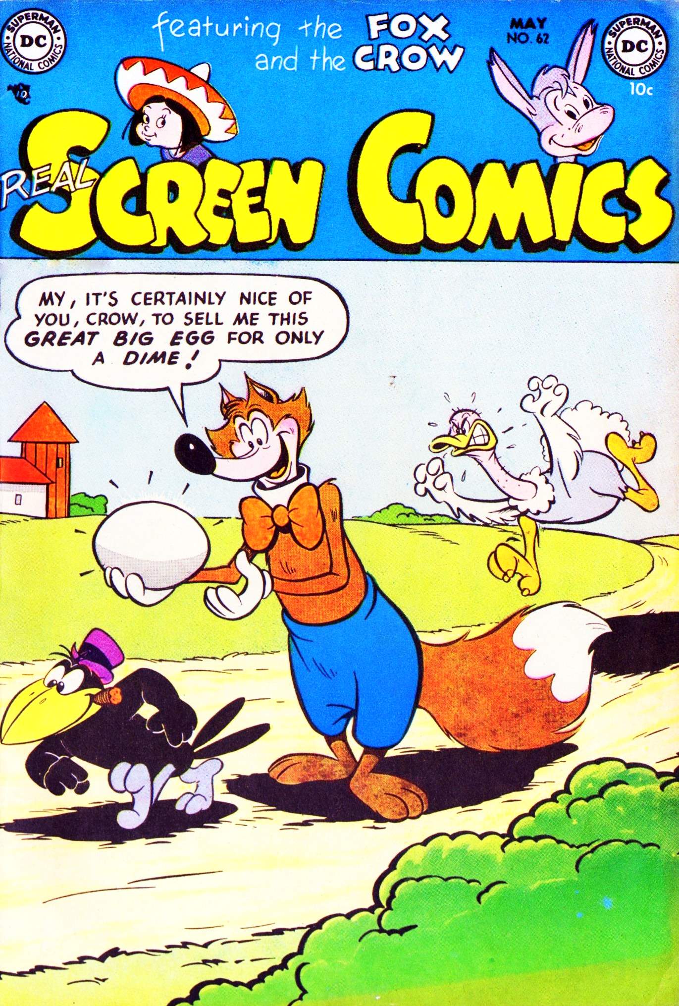 Read online Real Screen Comics comic -  Issue #62 - 1