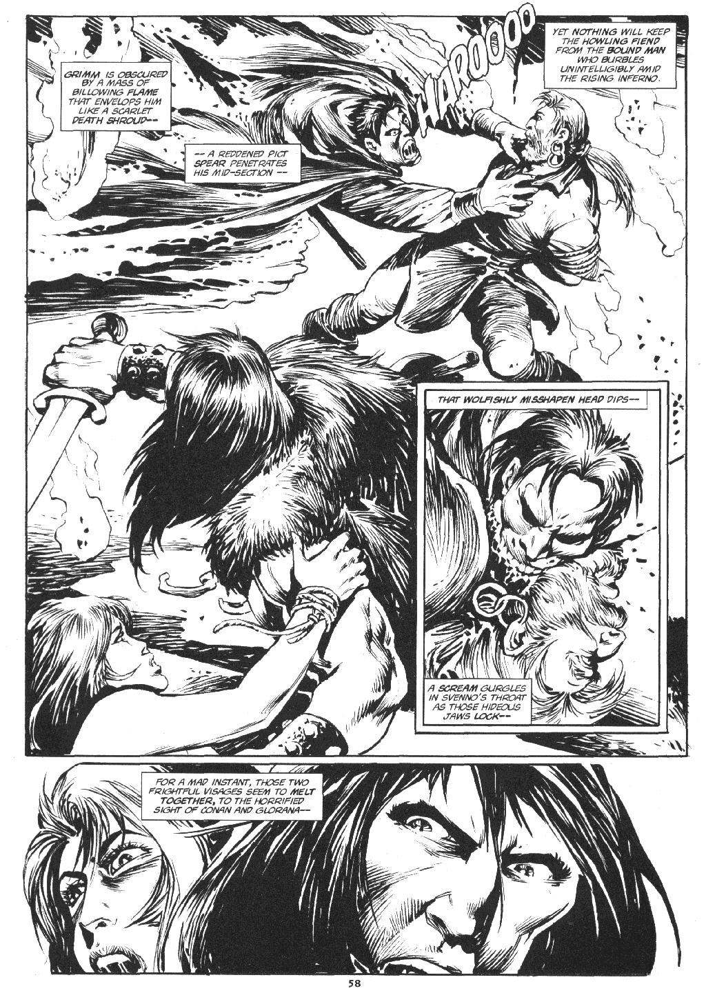 Read online The Savage Sword Of Conan comic -  Issue #219 - 59