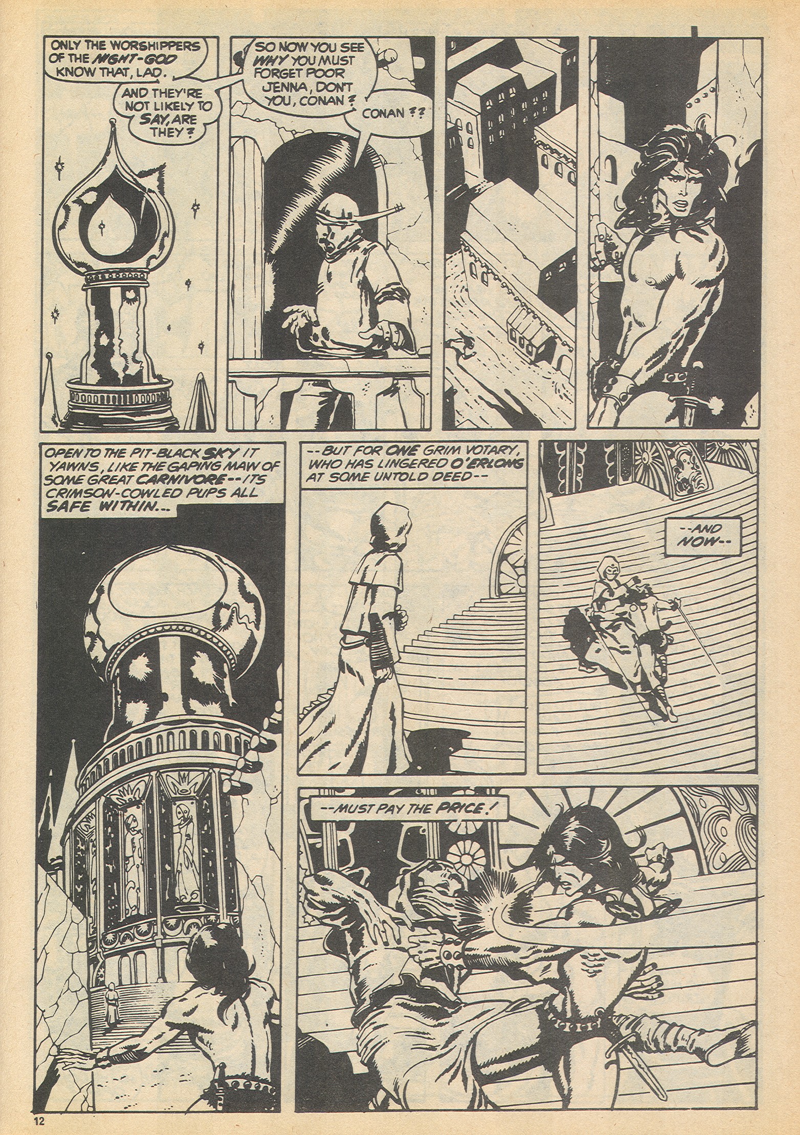 Read online The Savage Sword of Conan (1975) comic -  Issue #6 - 12