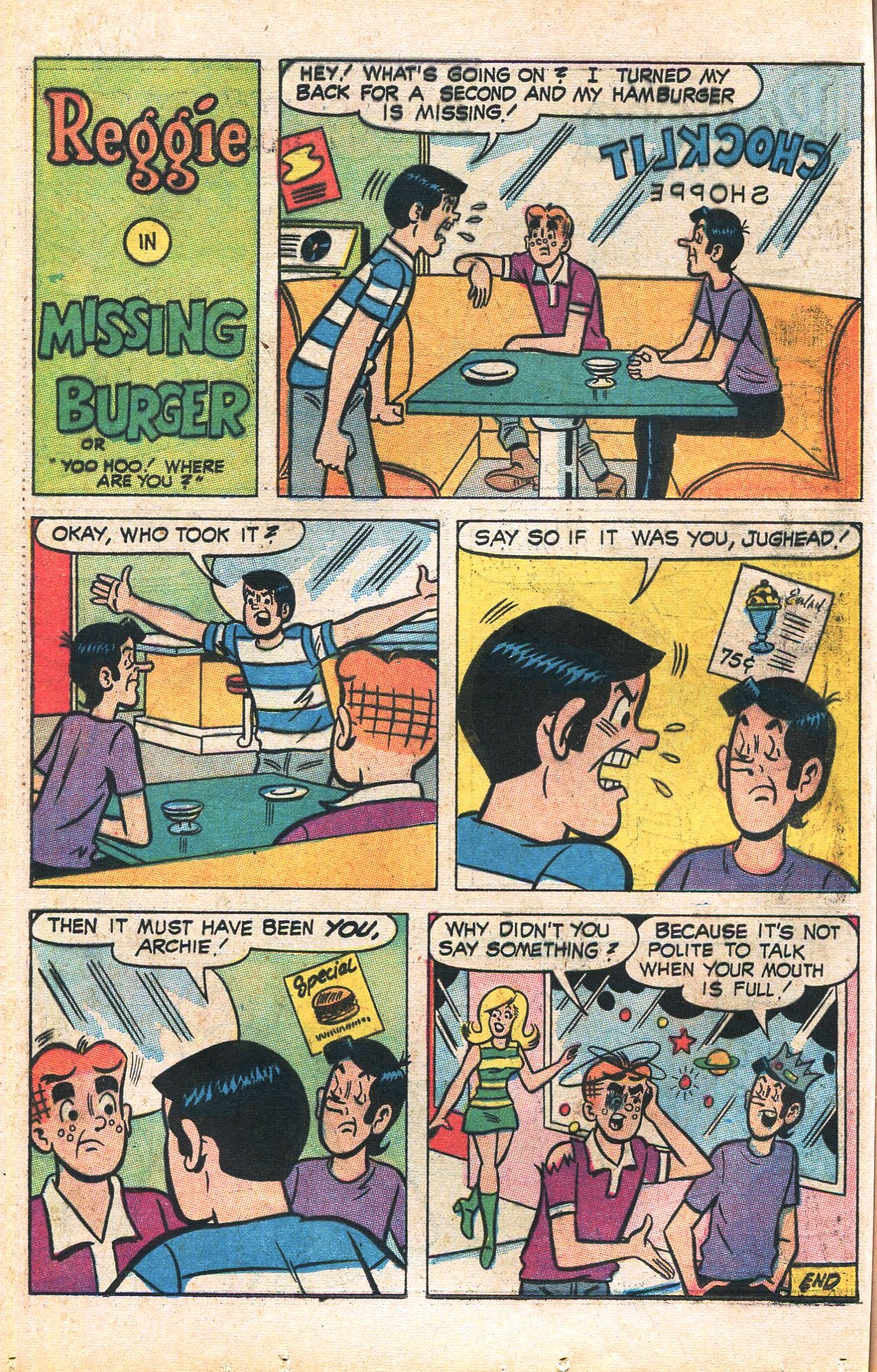 Read online Reggie's Wise Guy Jokes comic -  Issue #8 - 44