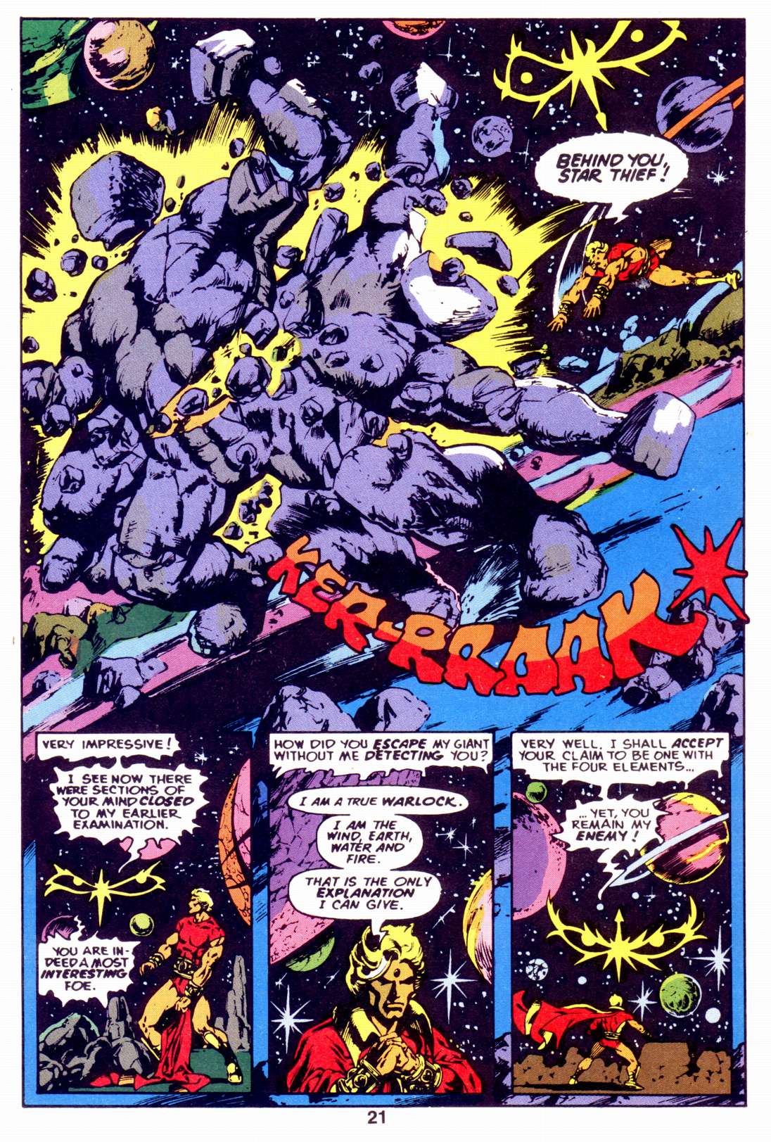 Read online Warlock (1982) comic -  Issue #4 - 23