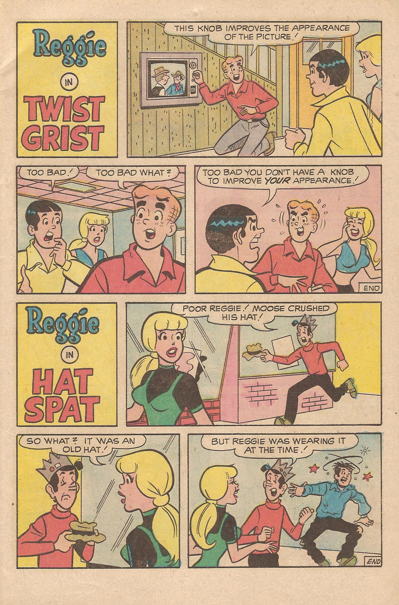 Read online Reggie's Wise Guy Jokes comic -  Issue #28 - 5