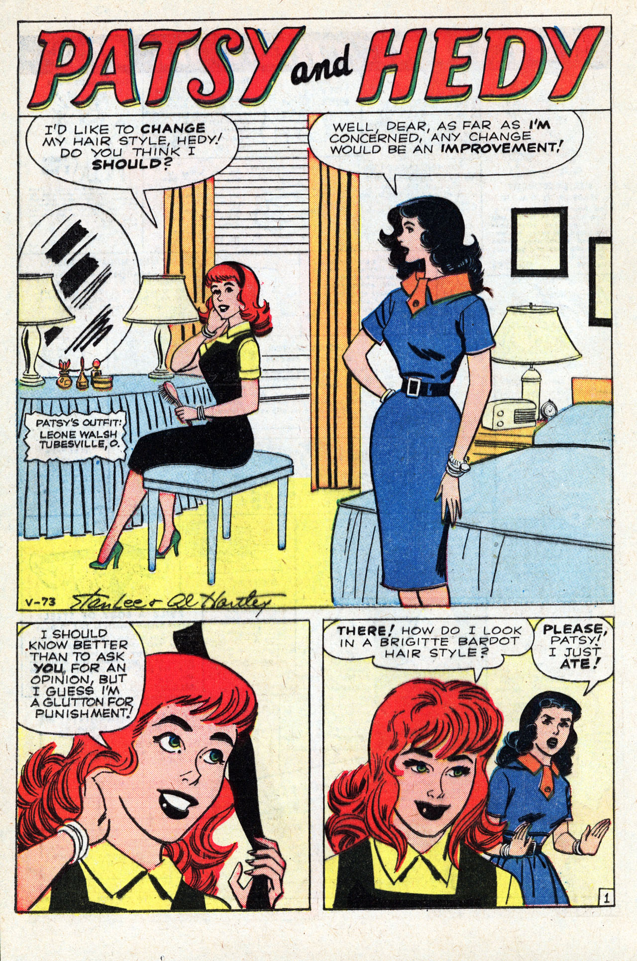 Read online Patsy and Hedy comic -  Issue #75 - 20