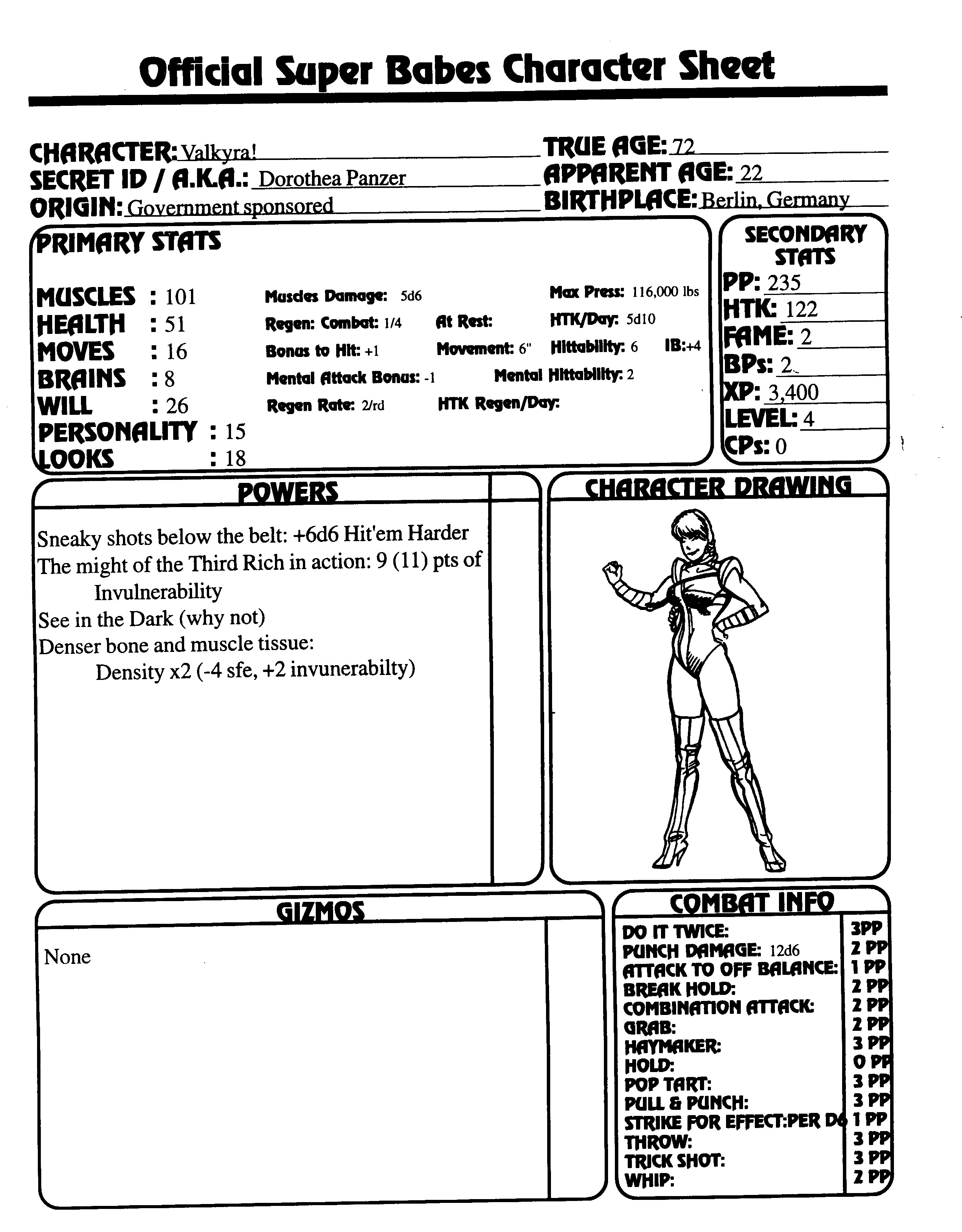 Read online Superbabes: The Femforce Role-Playing Game comic -  Issue # TPB - 133