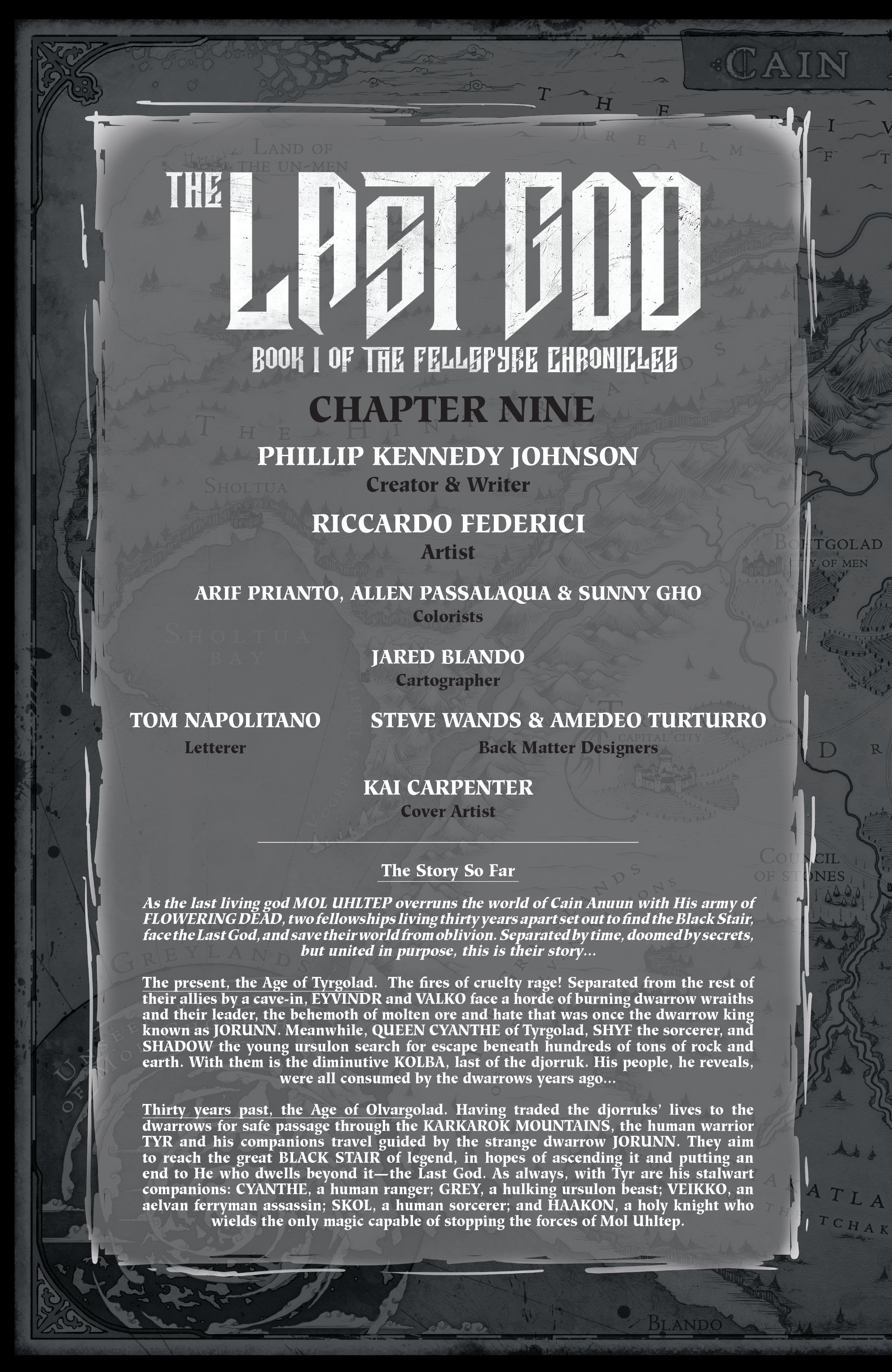 Read online The Last God comic -  Issue #9 - 2