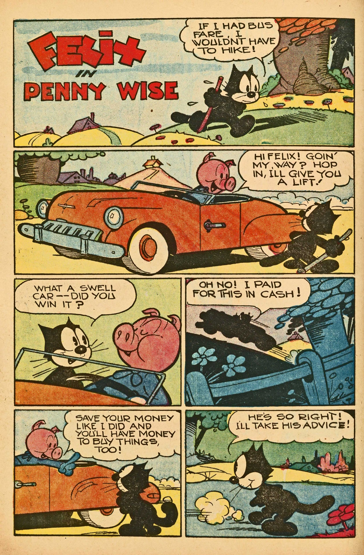 Read online Felix the Cat (1951) comic -  Issue #36 - 4