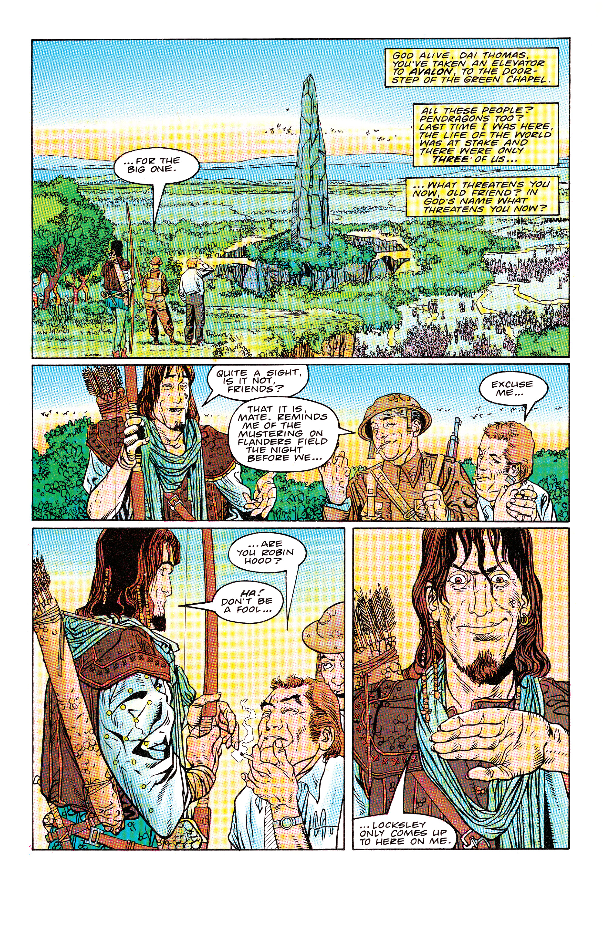 Read online Knights of Pendragon Omnibus comic -  Issue # TPB (Part 5) - 6