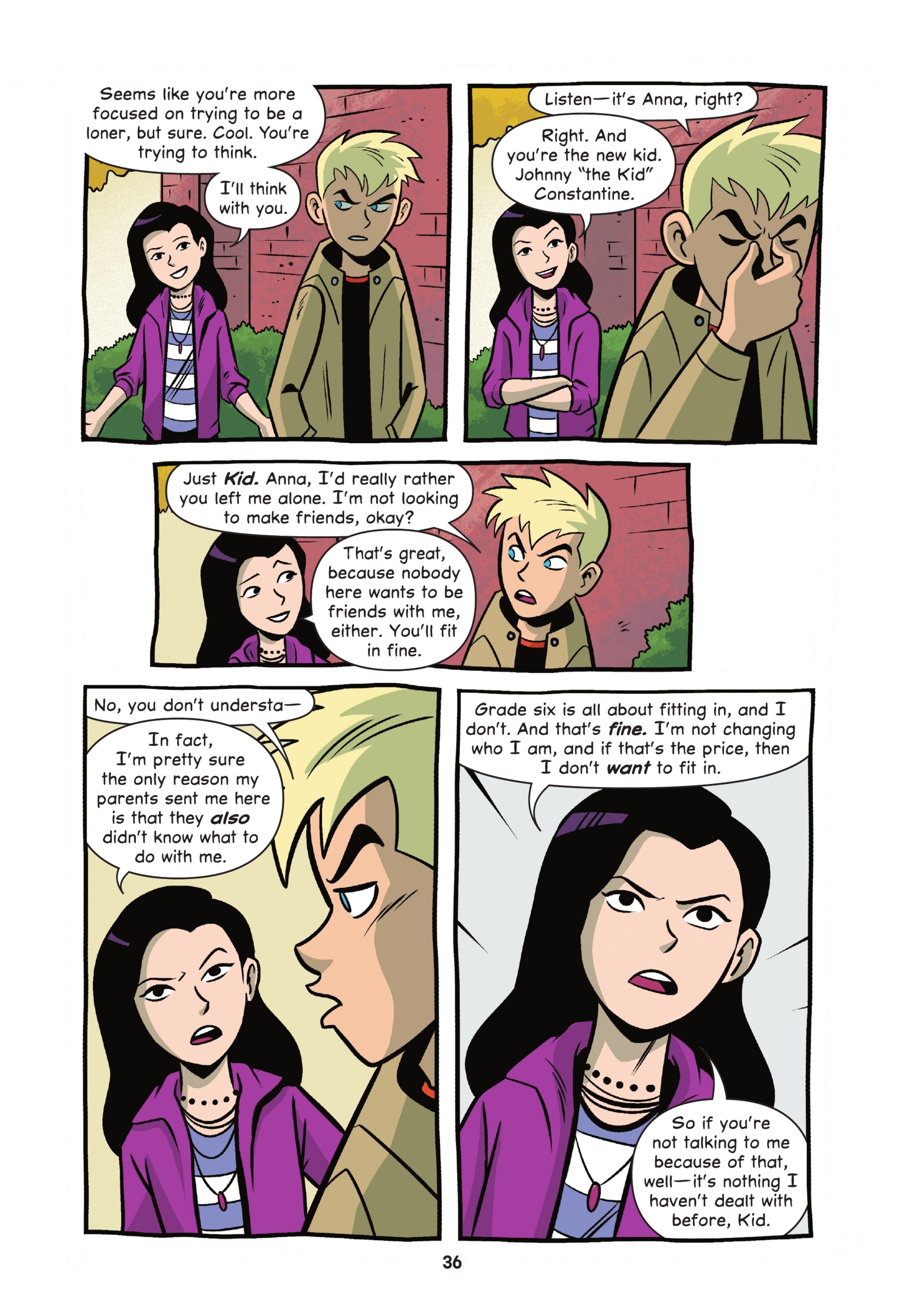 Read online The Mystery of the Meanest Teacher: A Johnny Constantine Graphic Novel comic -  Issue # TPB (Part 1) - 35