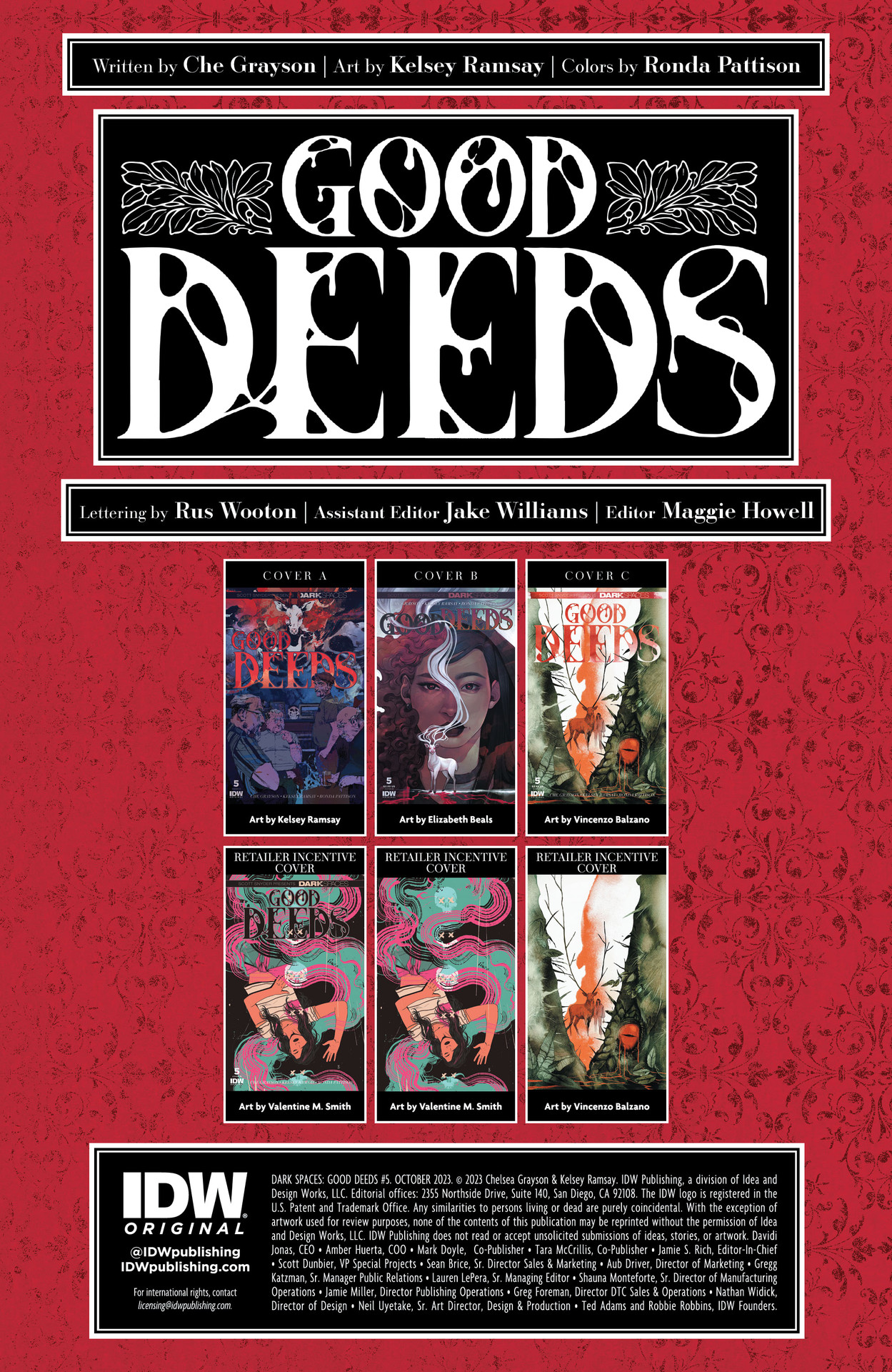 Read online Dark Spaces: Good Deeds comic -  Issue #5 - 2