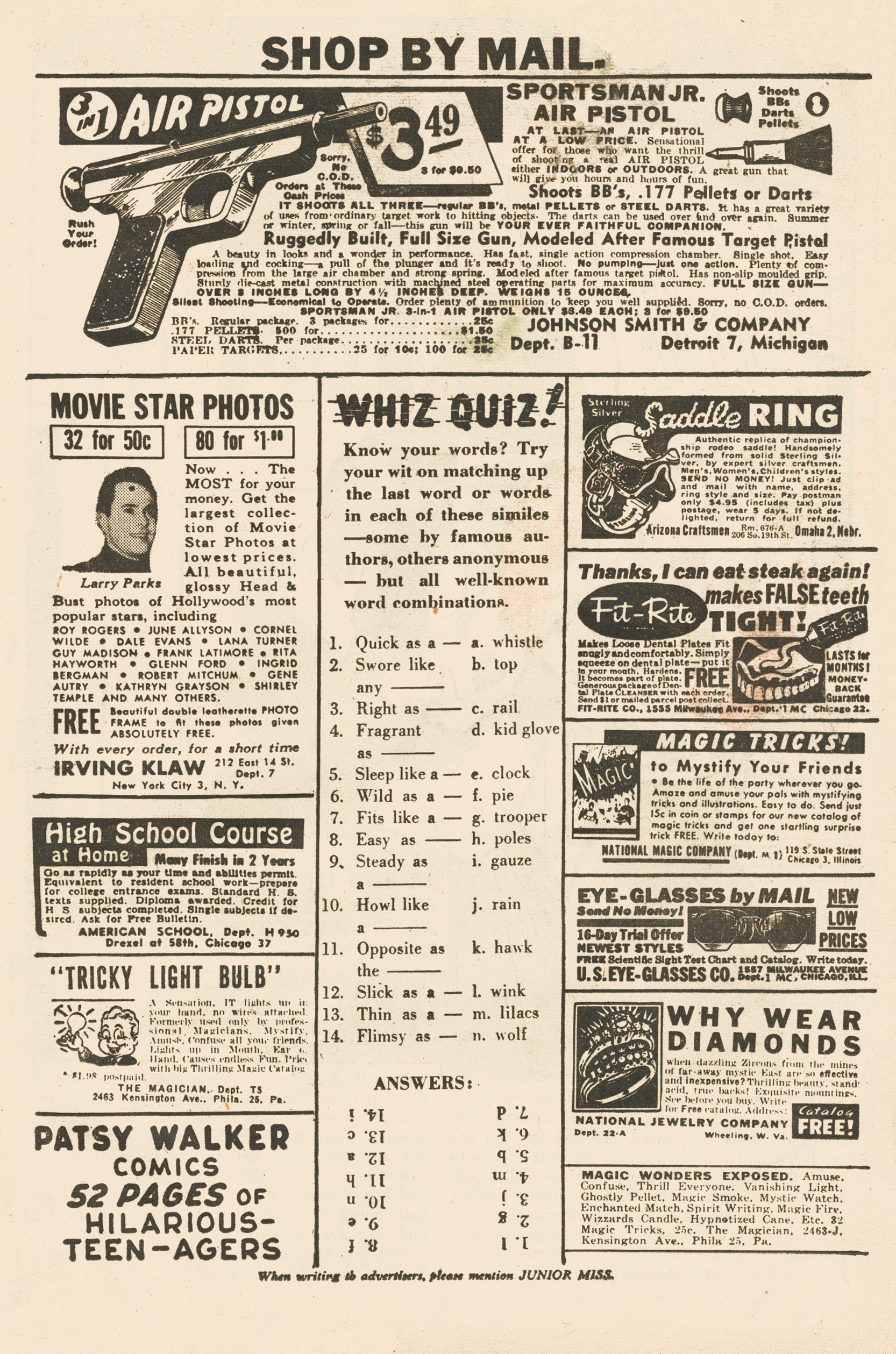 Read online Junior Miss (1947) comic -  Issue #29 - 26