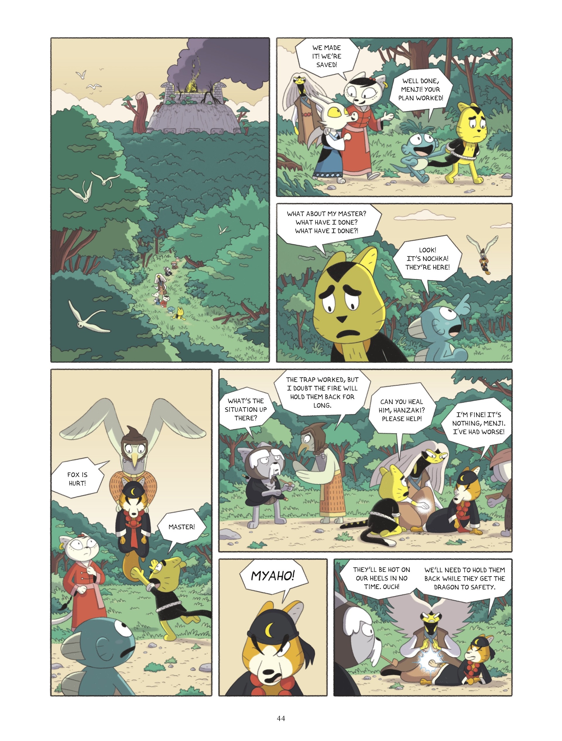 Read online Menji and the Ruins of Mount Mystery comic -  Issue # Full - 44