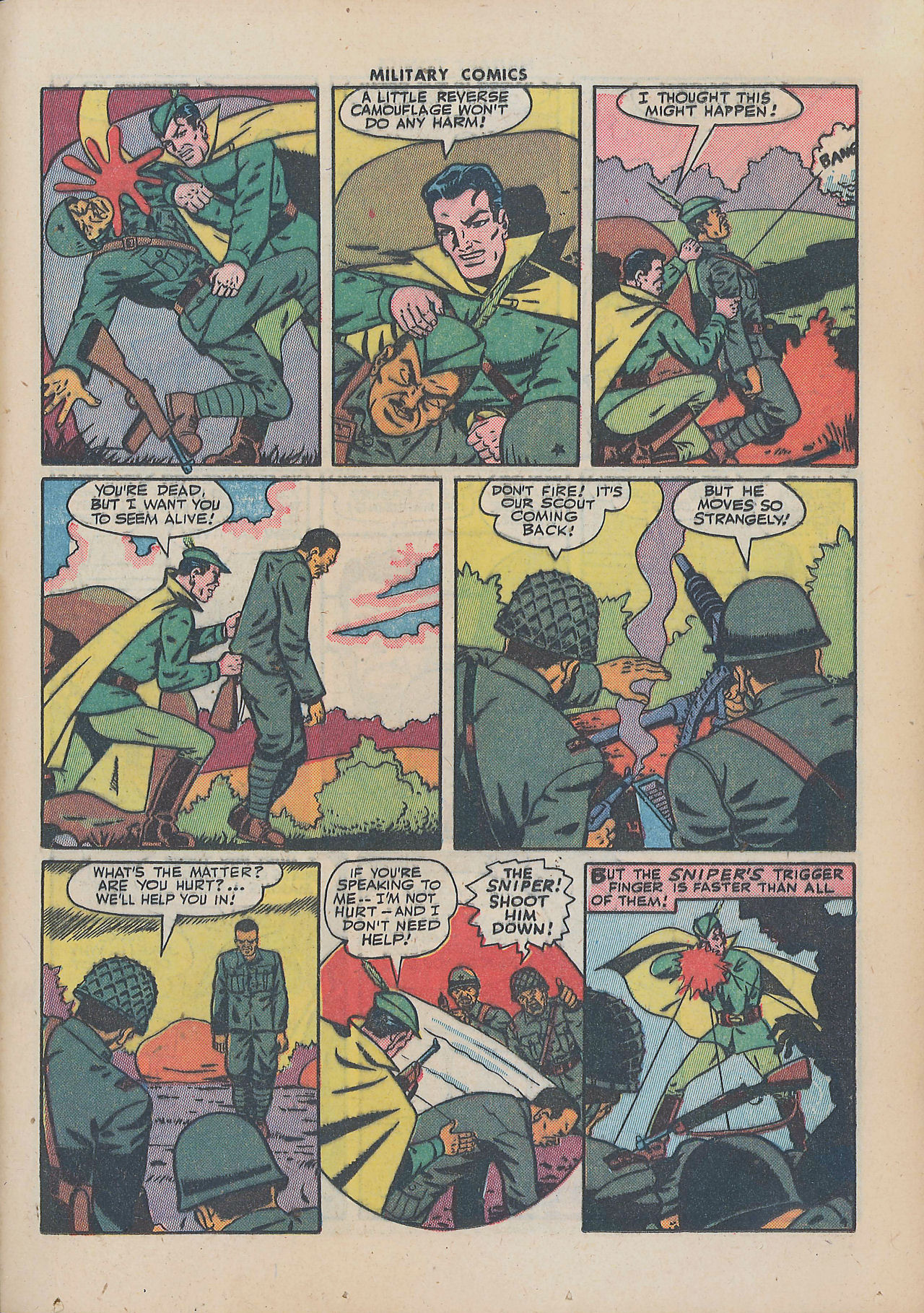 Read online Military Comics comic -  Issue #34 - 25