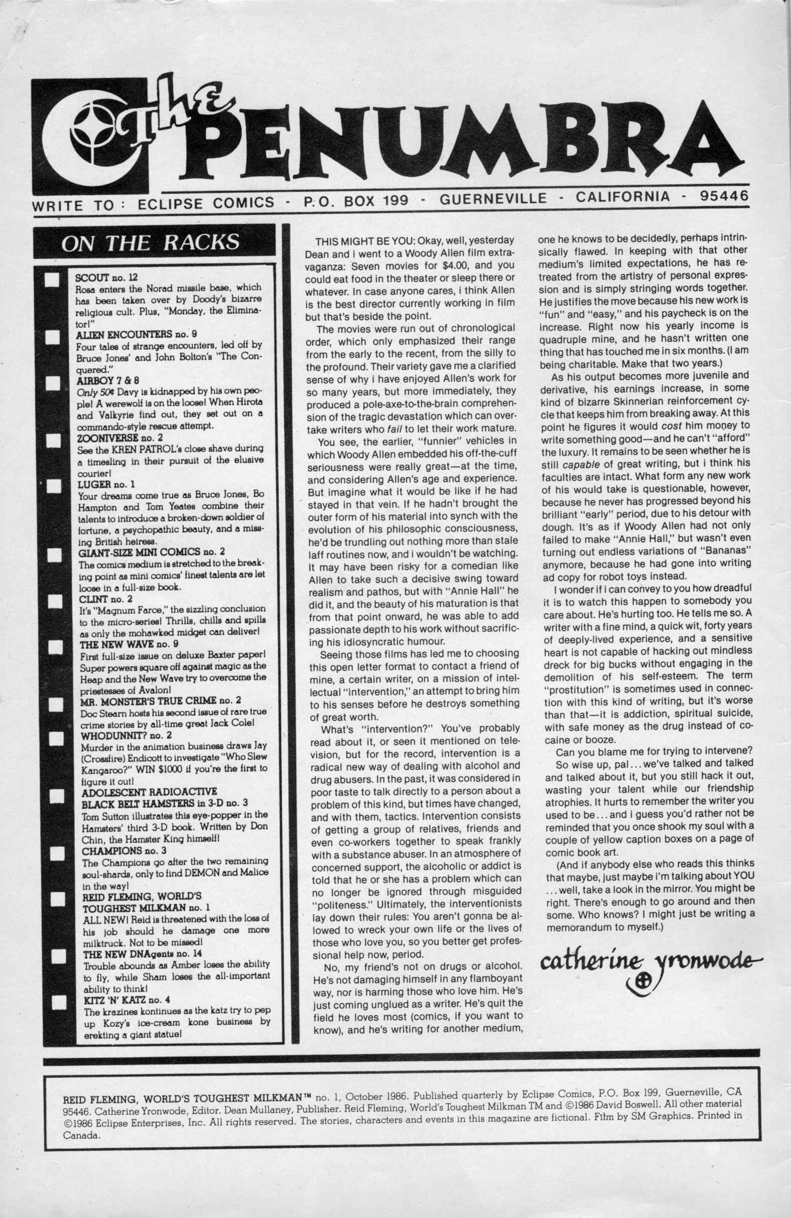 Read online Reid Fleming, World's Toughest Milkman (1986) comic -  Issue #1 - 2