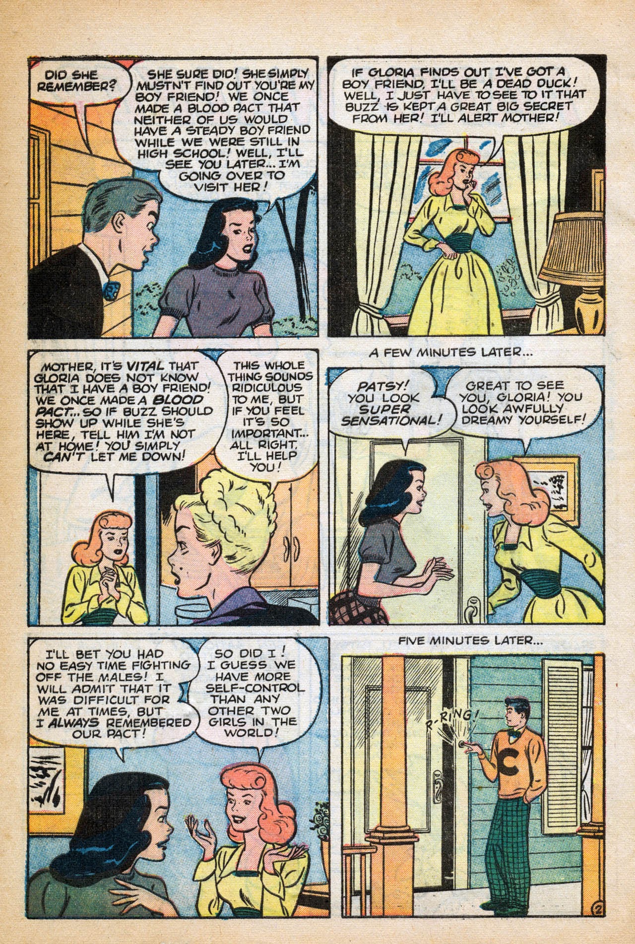 Read online Patsy and her Pals comic -  Issue #5 - 4