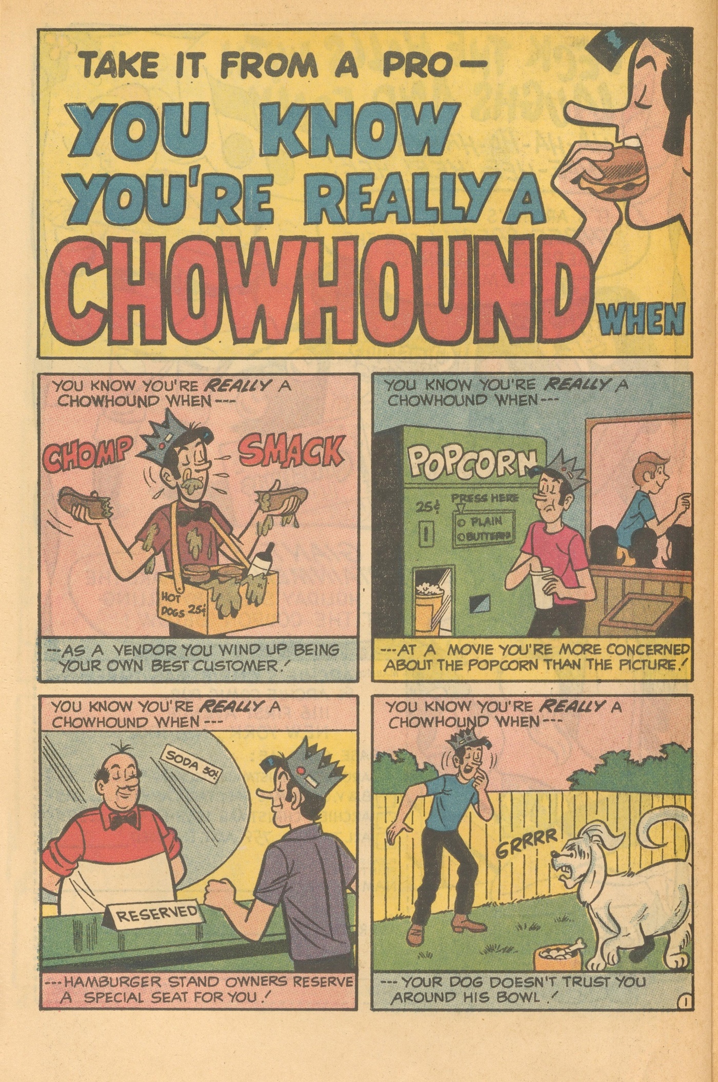 Read online Jughead's Jokes comic -  Issue #27 - 31