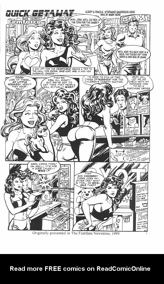 Read online Femforce Uncut comic -  Issue # Full - 41